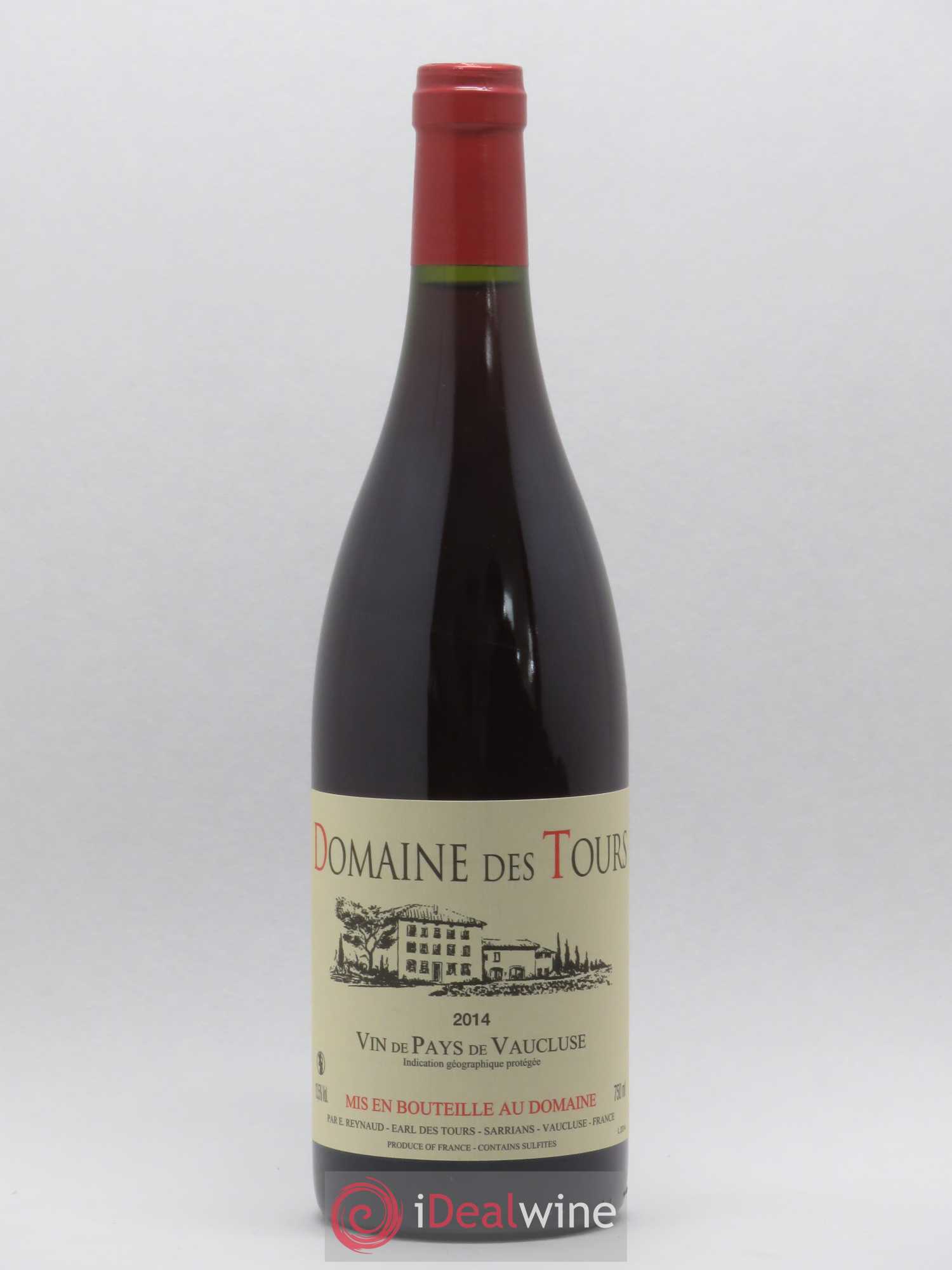 Vaucluse (Vin de Pays de Vaucluse) Domaine des Tours Emmanuel Reynaud 2014 - Lot de 1 bouteille - 0