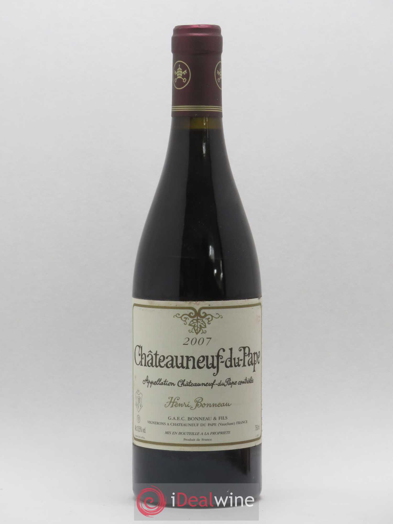 Châteauneuf-du-Pape Henri Bonneau Henri Bonneau & Fils 2007 - Lot de 1 bouteille - 0