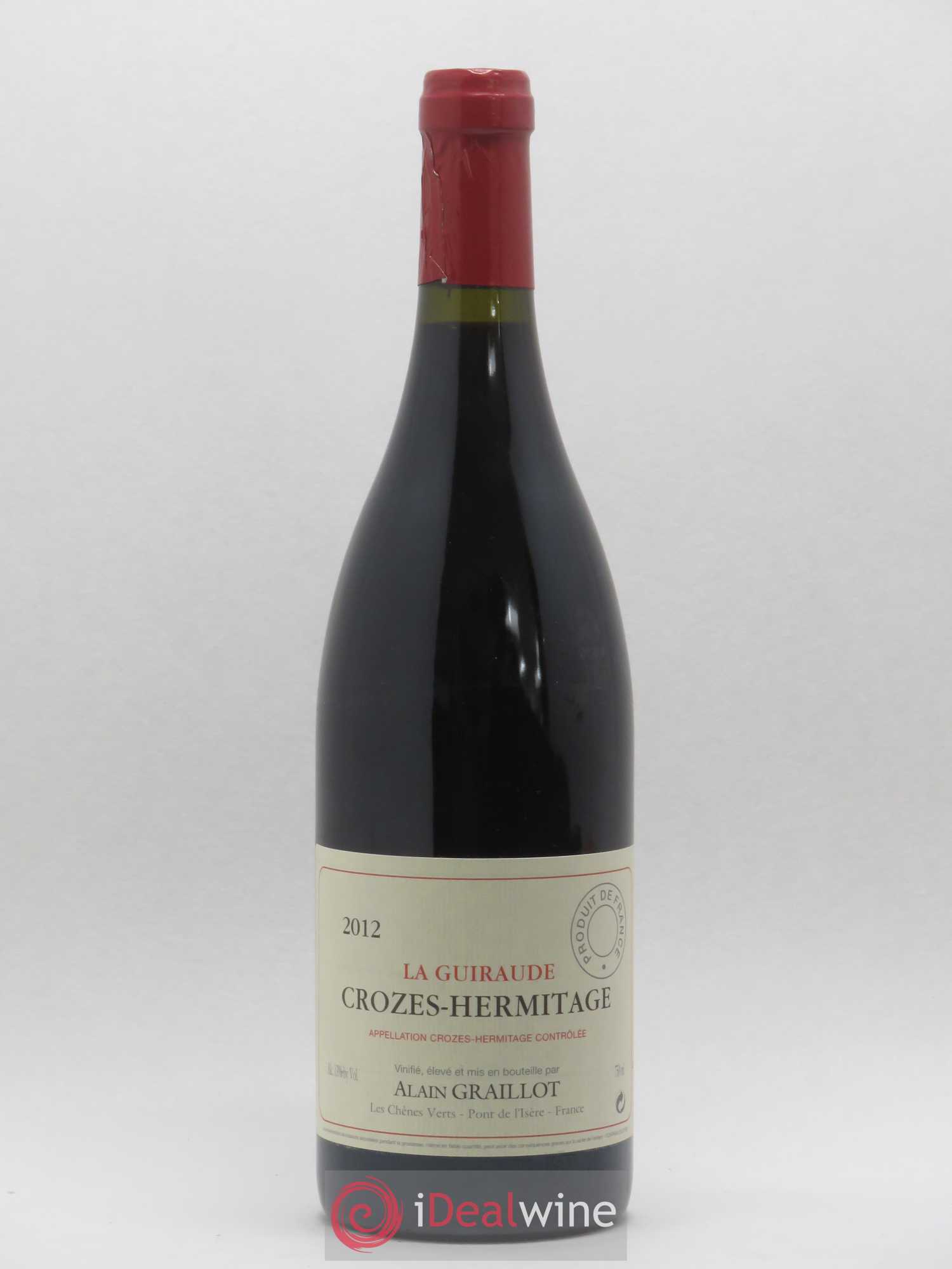 Crozes-Hermitage La Guiraude Domaine Graillot 2012 - Lot de 1 bouteille - 0