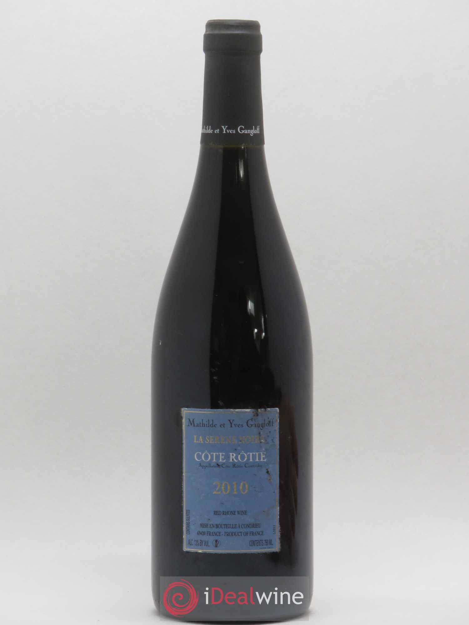 Côte-Rôtie La Sereine Noire Gangloff (Domaine) 2010 - Posten von 1 Flasche - 1