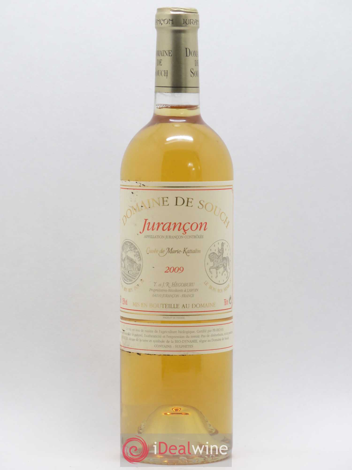 Jurançon Marie Kattalyn Souch (Domaine de) 2009 - Lotto di 1 bottiglia - 0