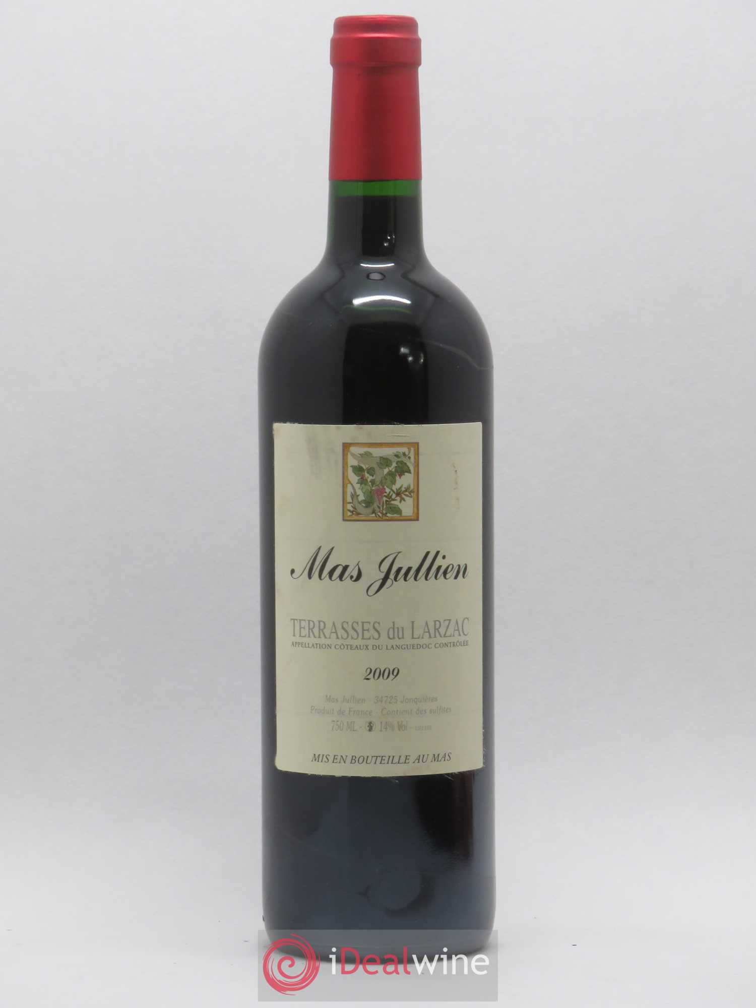 Terrasses du Larzac Mas Jullien Olivier Jullien 2009 - Lot de 1 bouteille - 0