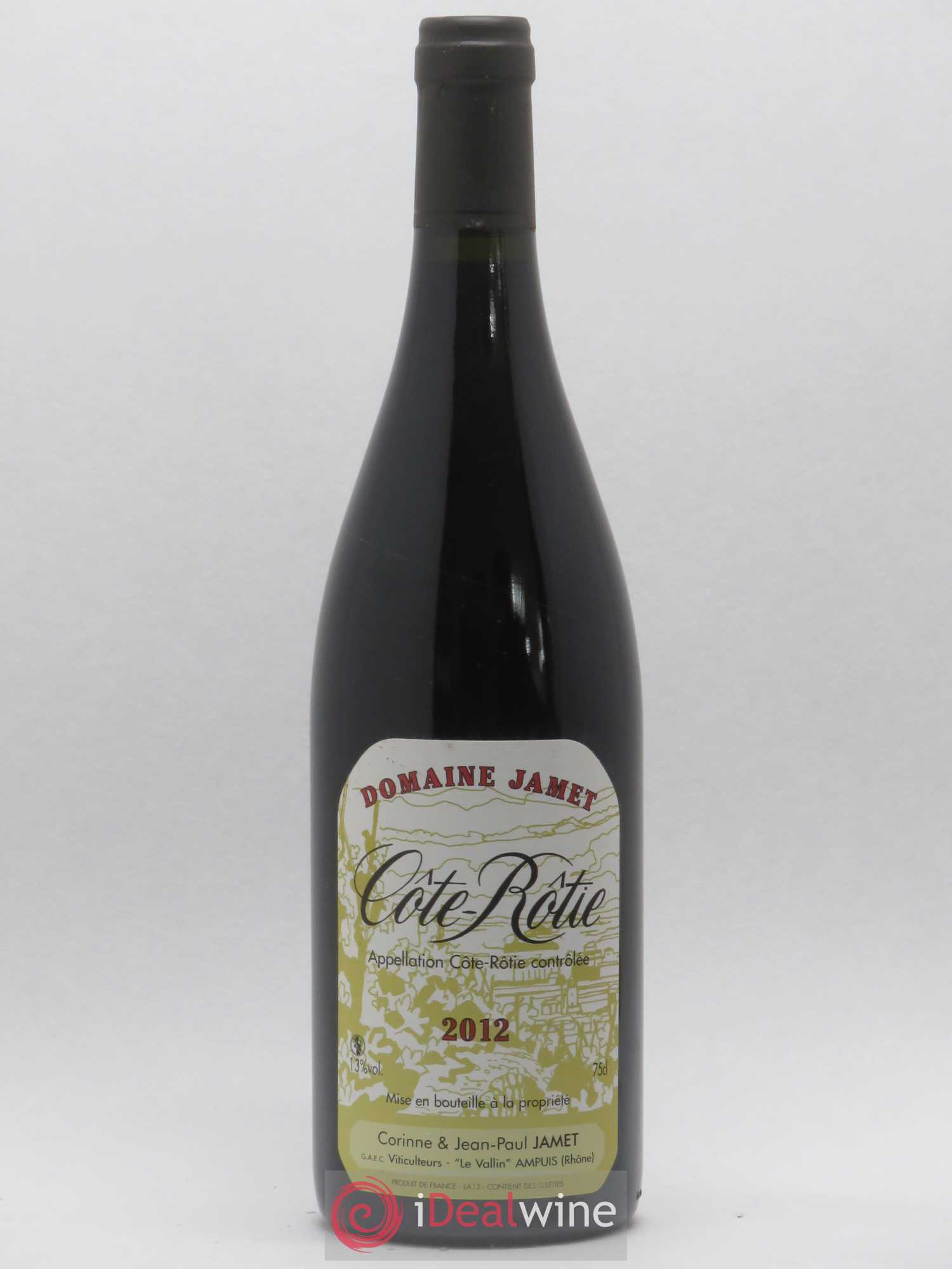 Côte-Rôtie Jamet (Domaine) 2012 - Lot de 1 bouteille - 0