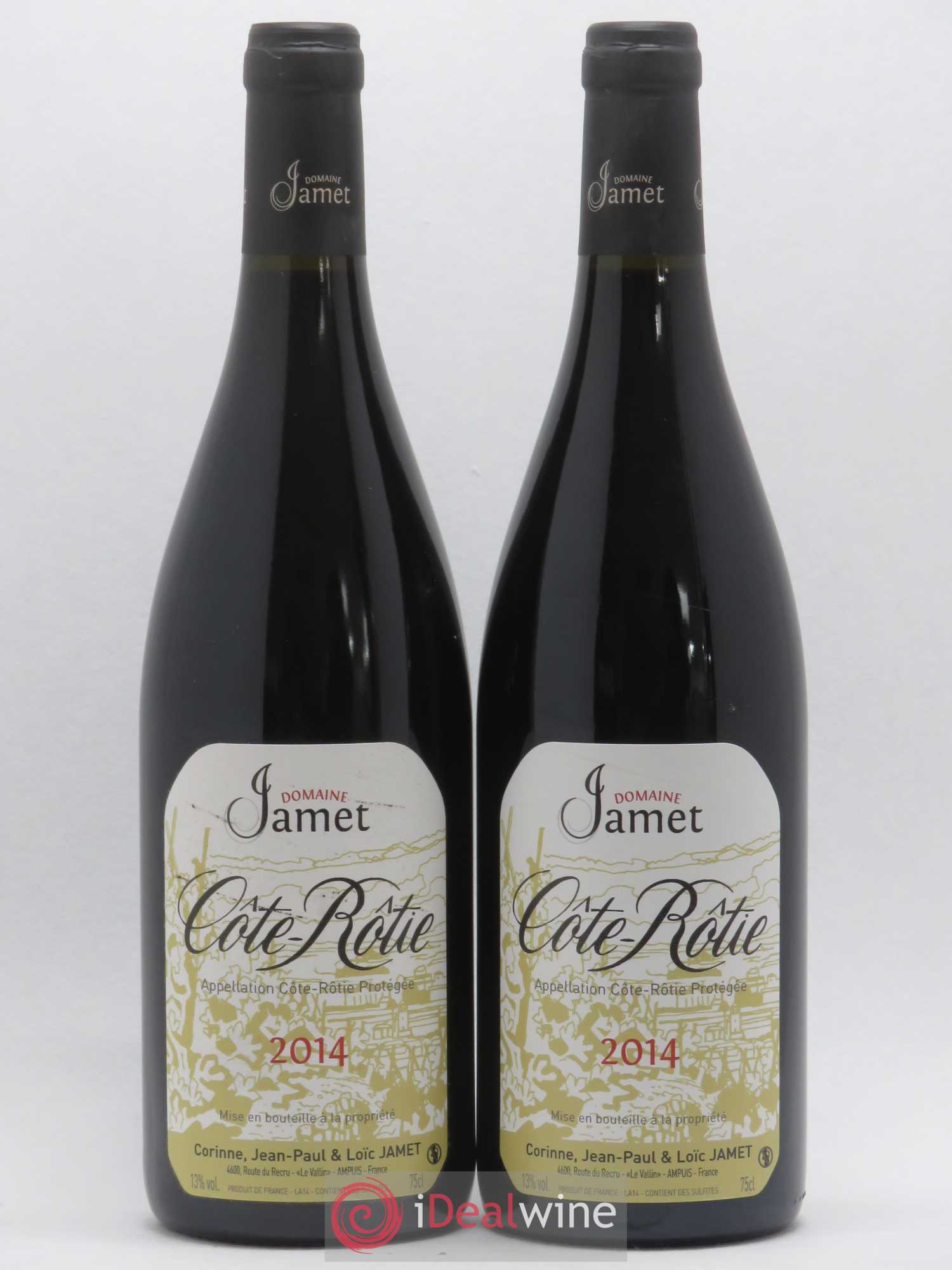 Côte-Rôtie Jamet (Domaine) 2014 - Lot de 2 bouteilles - 0