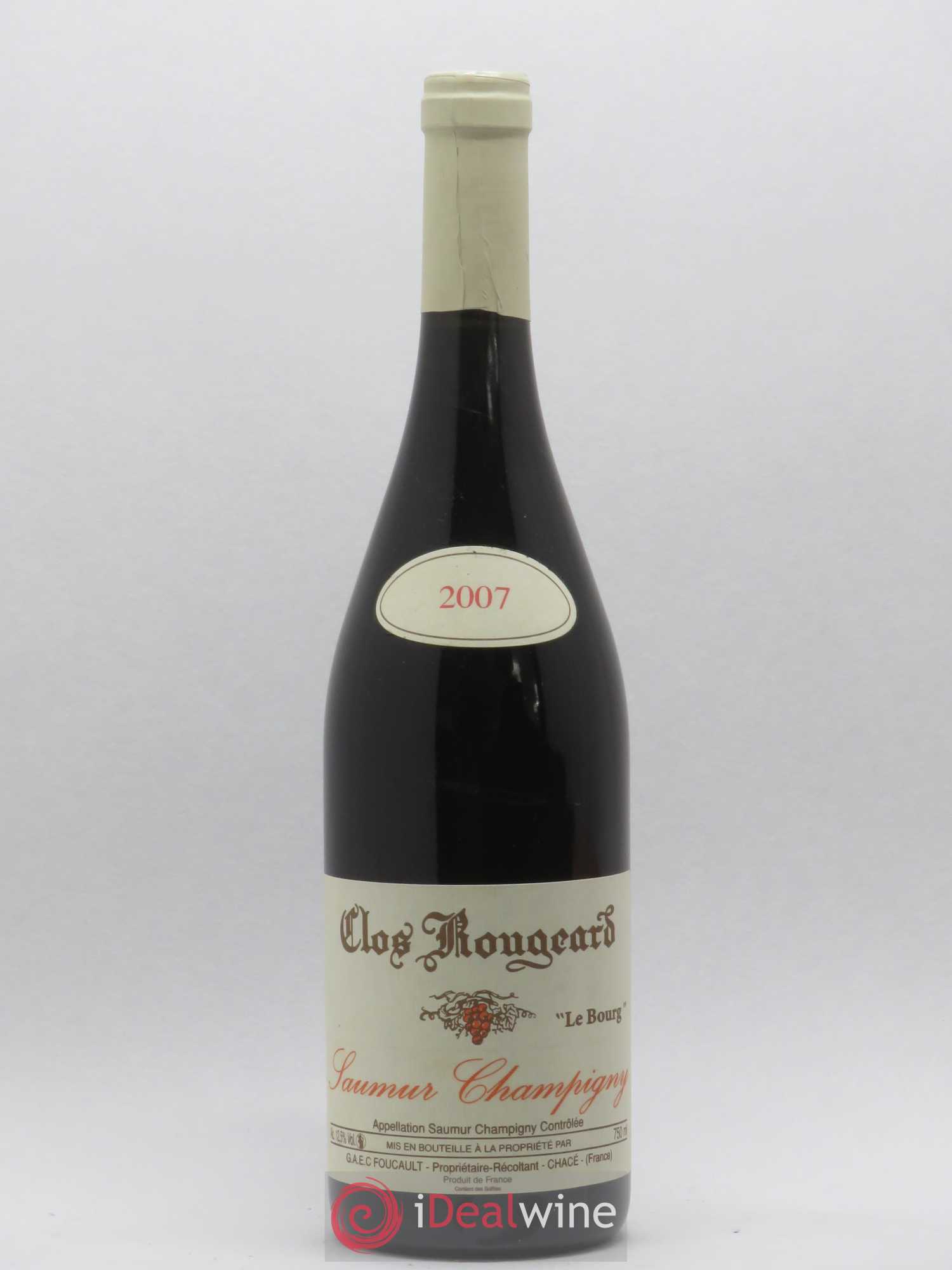 Saumur-Champigny Le Bourg Clos Rougeard 2007 - Lot de 1 bouteille - 0