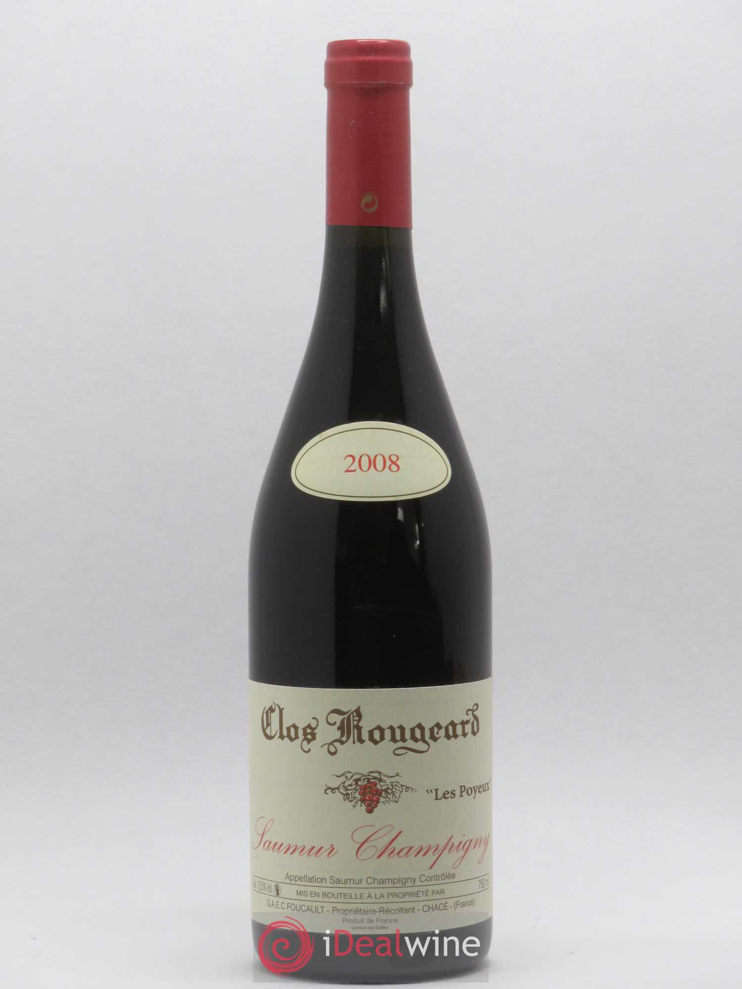 Saumur-Champigny Les Poyeux Clos Rougeard 2008 - Lot de 1 bouteille - 0