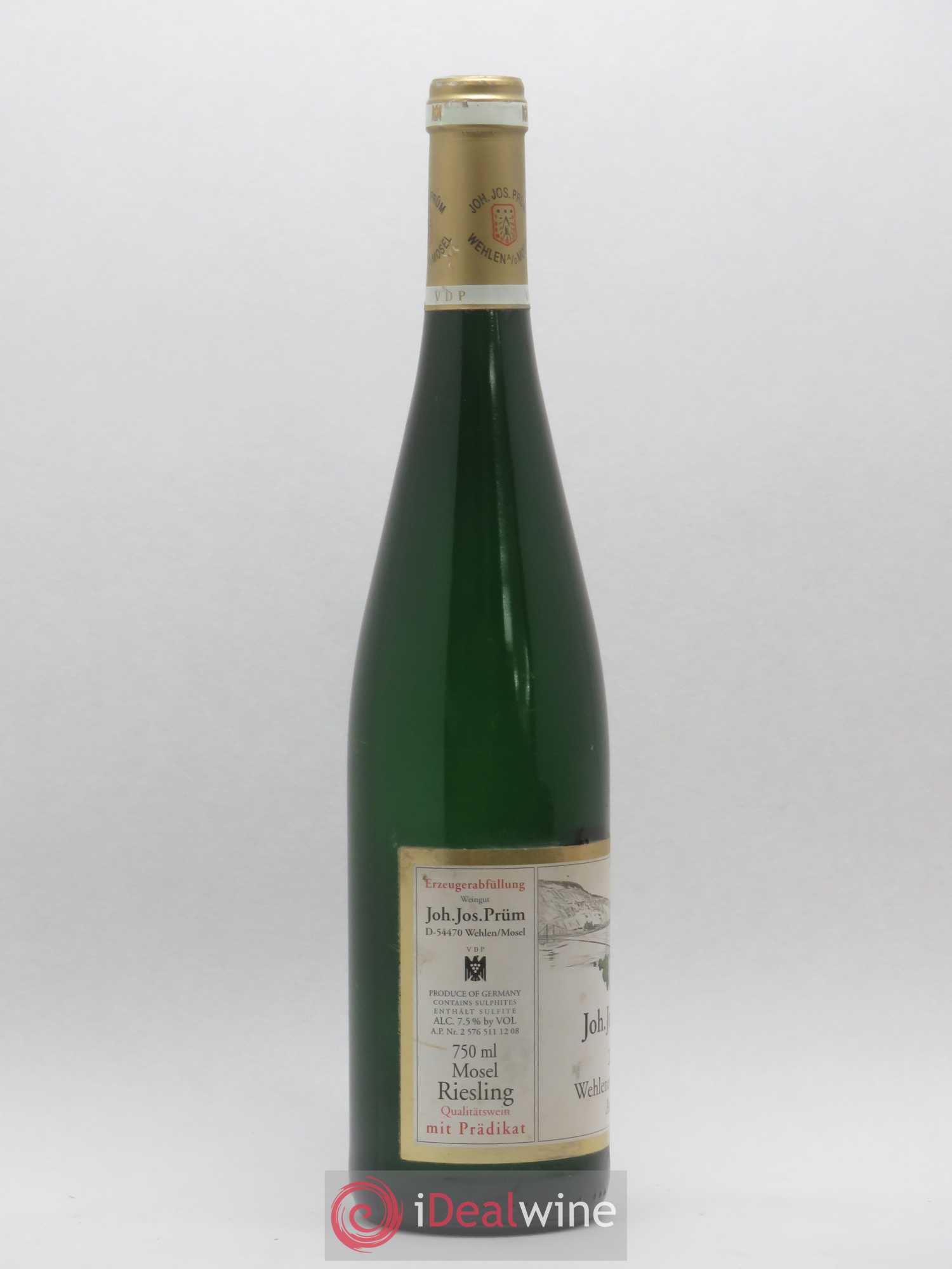 Riesling Joh. Jos. Prum Wehlener Sonnenuhr Auslese Gold Capsule 2007 - Lot de 1 bouteille - 1