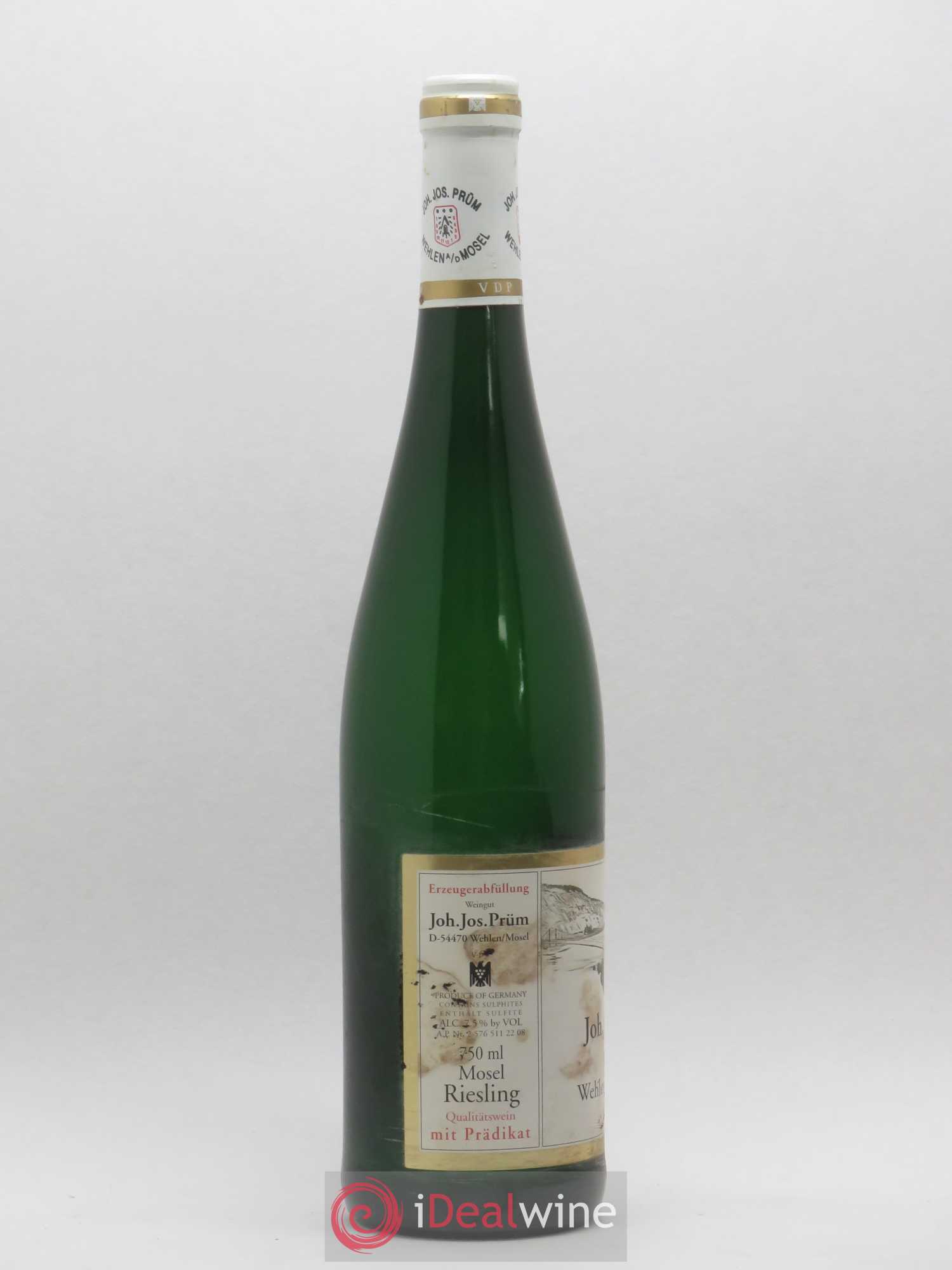 Riesling Joh. Jos. Prum Wehlener Sonnenuhr Auslese 2007 - Lot de 1 bouteille - 1