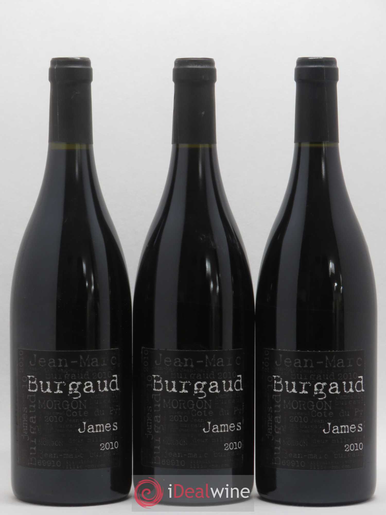 Morgon Côte du Py James Jean-Marc Burgaud (Domaine) 2010 - Lot de 3 bouteilles - 0