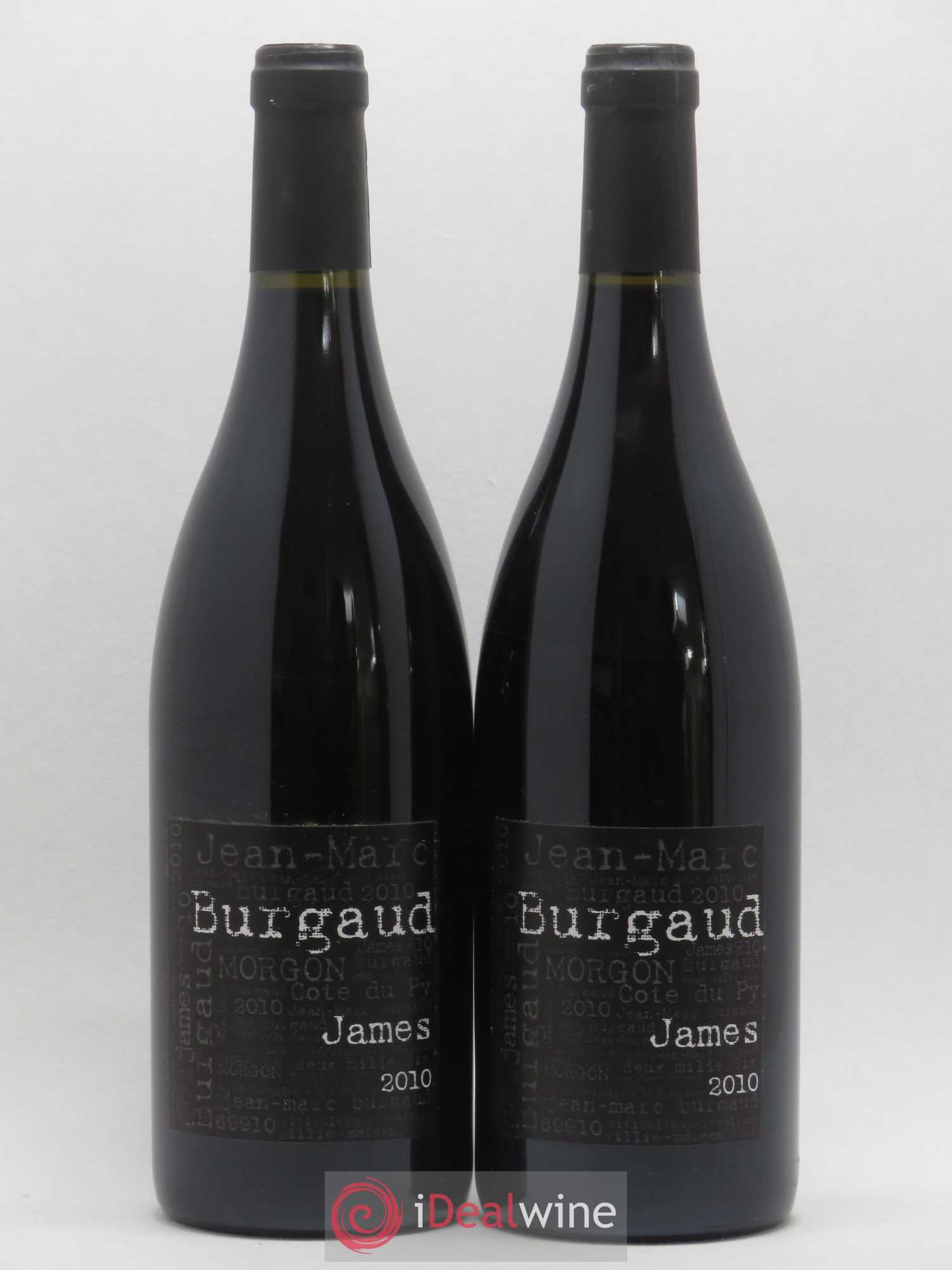 Morgon Côte du Py James Jean-Marc Burgaud (Domaine) 2010 - Lot de 2 bouteilles - 0