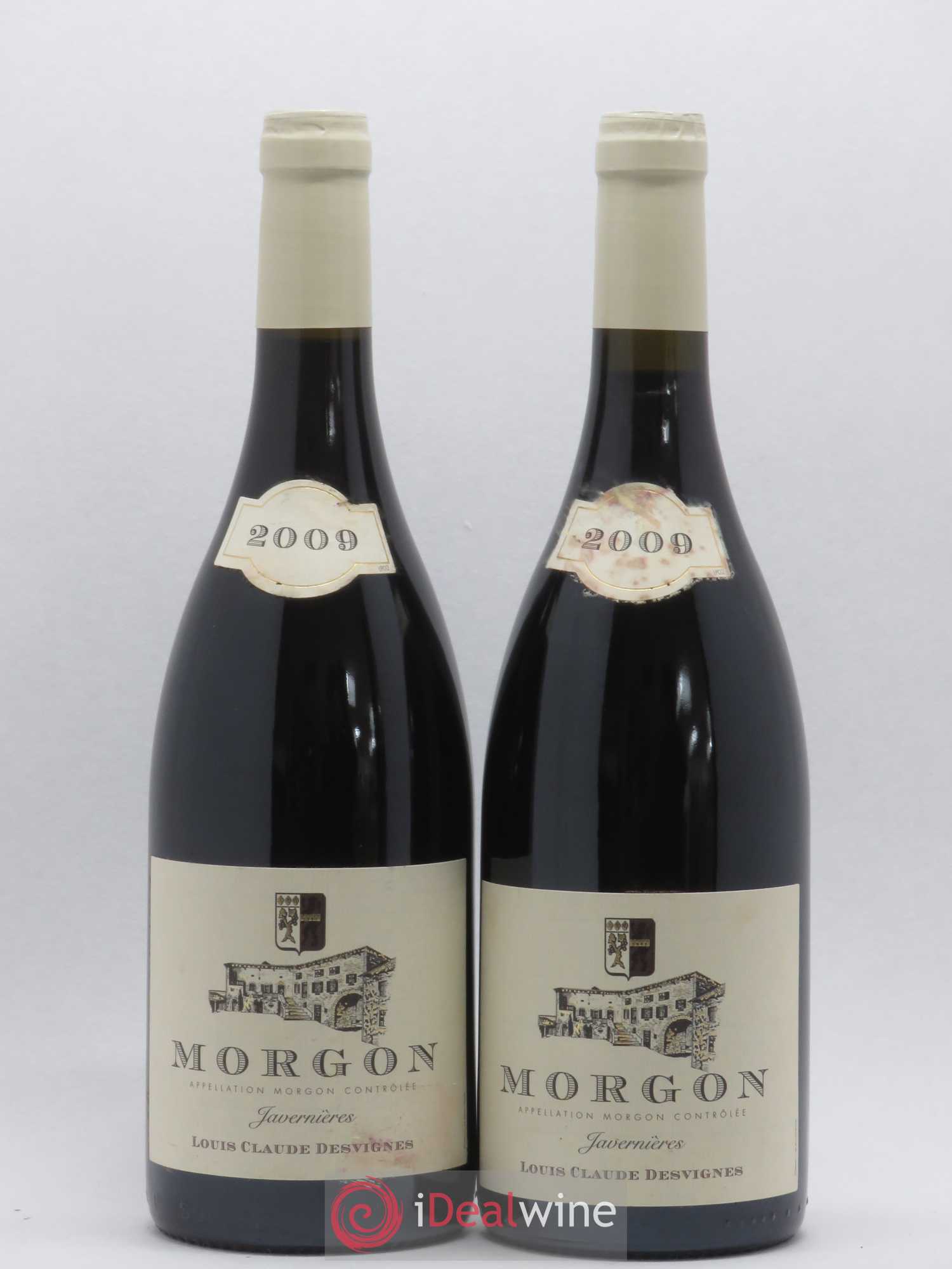 Morgon Côte de Py Javernières Louis-Claude Desvignes 2009 - Lot de 2 bouteilles - 0