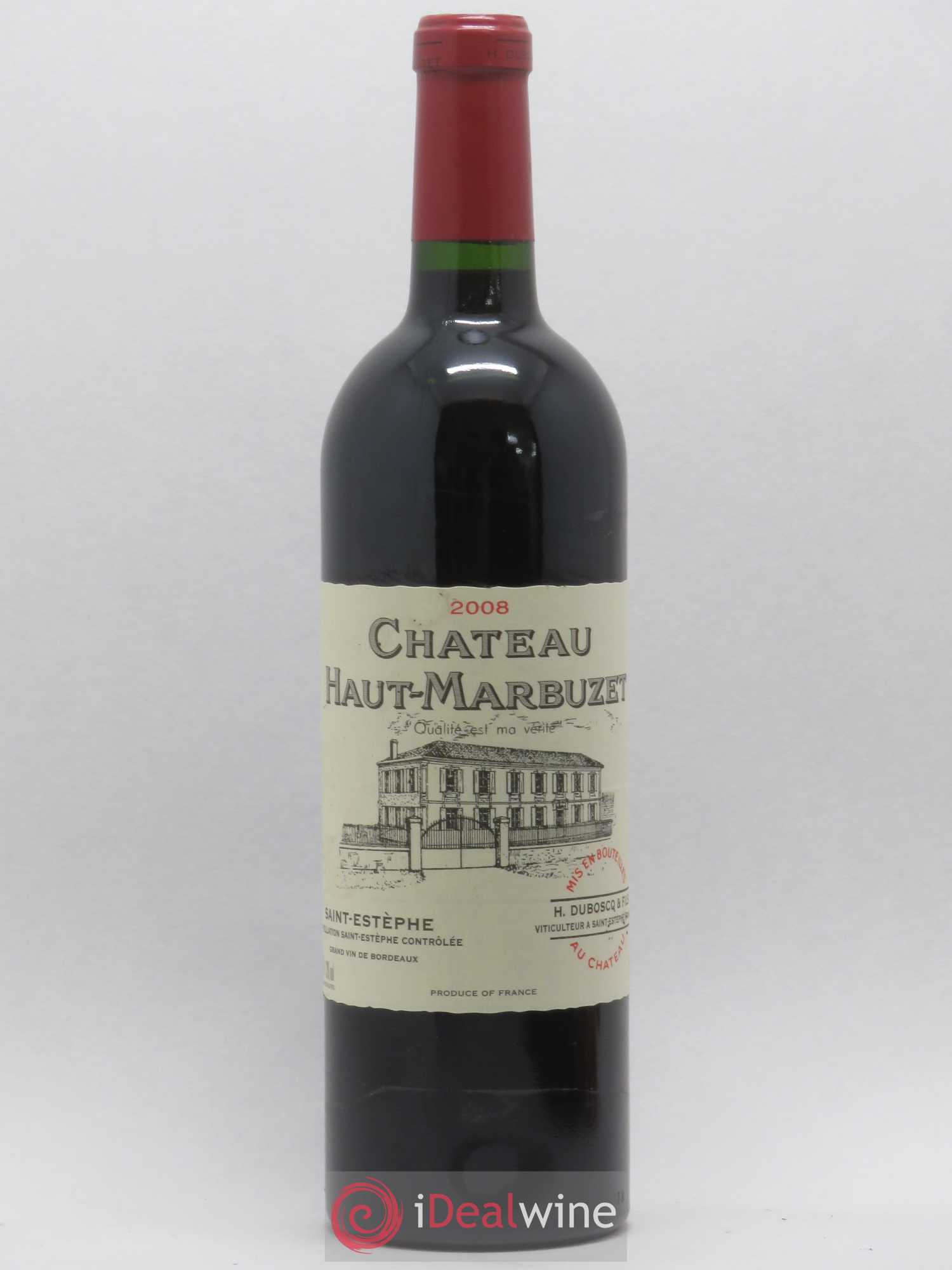 Château Haut Marbuzet 2008 - Lot de 1 bouteille - 0