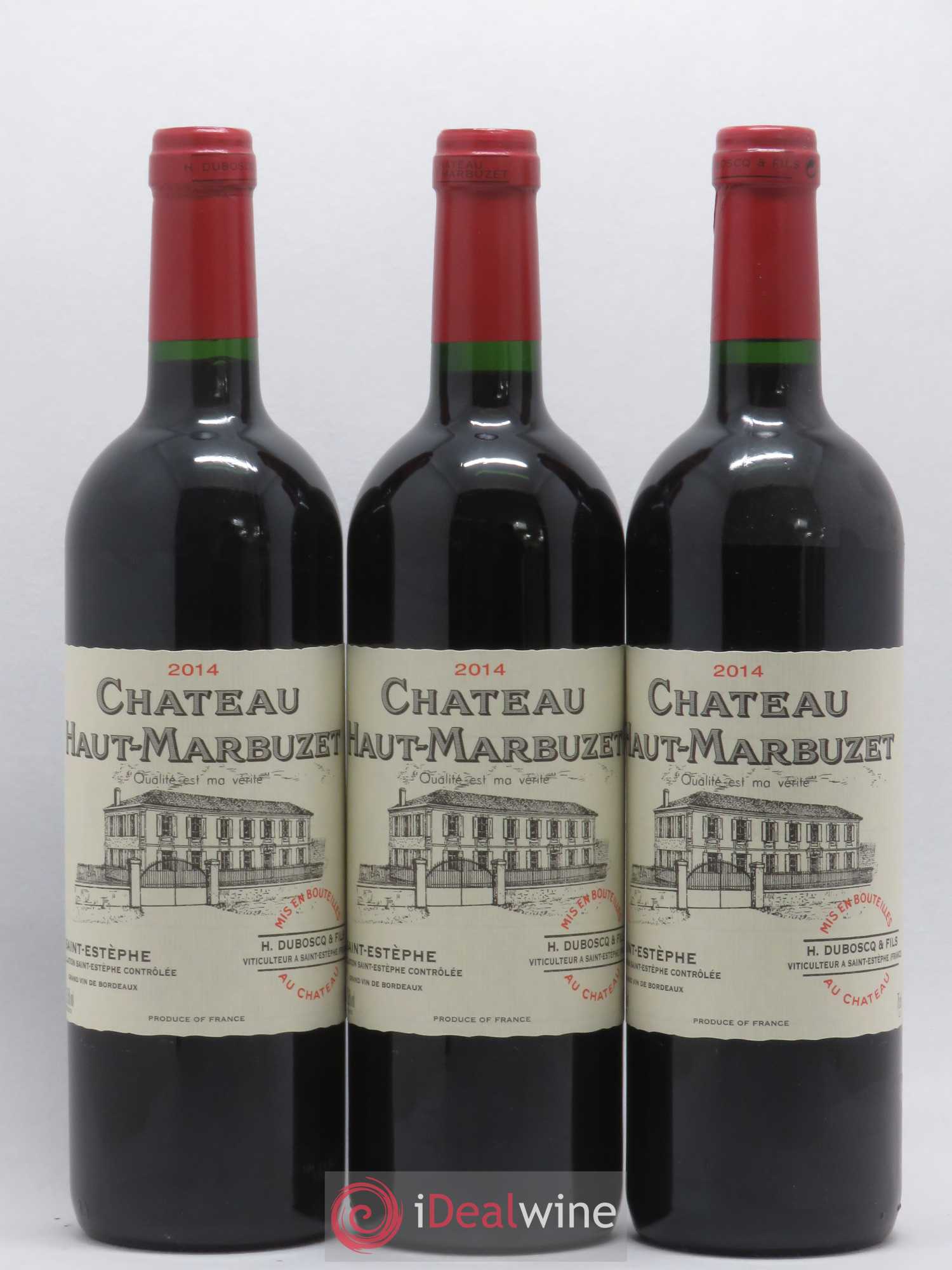 Château Haut Marbuzet 2014 - Lot de 6 bouteilles - 1