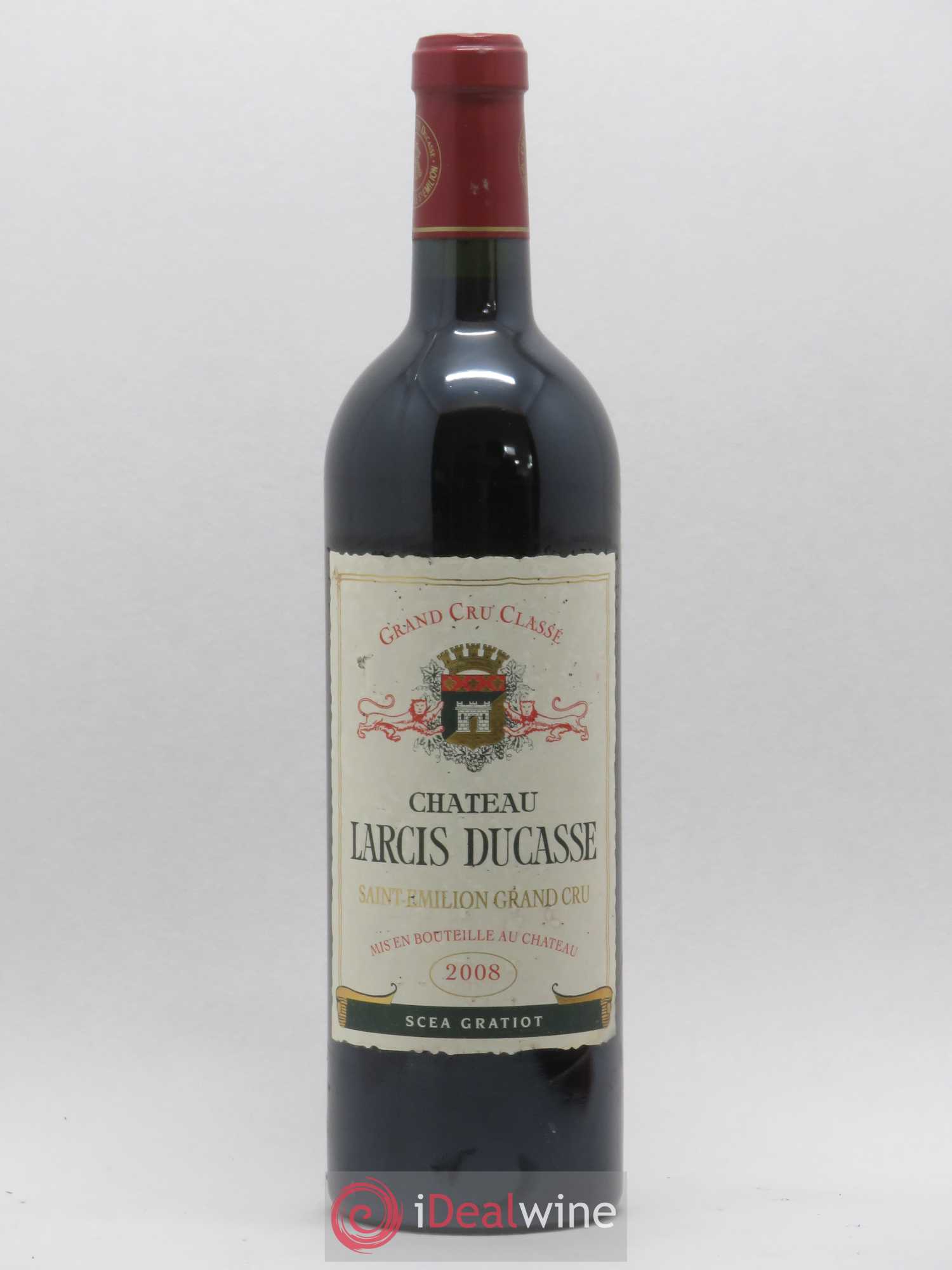 Château Larcis Ducasse 1er Grand Cru Classé B 2008 - Lot de 1 bouteille - 0