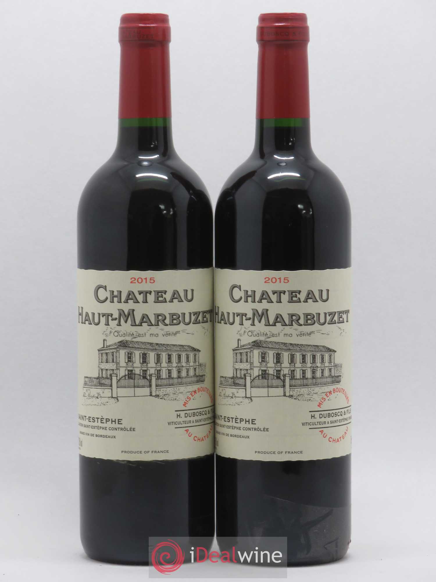 Château Haut Marbuzet 2015 - Lot de 2 bouteilles - 0