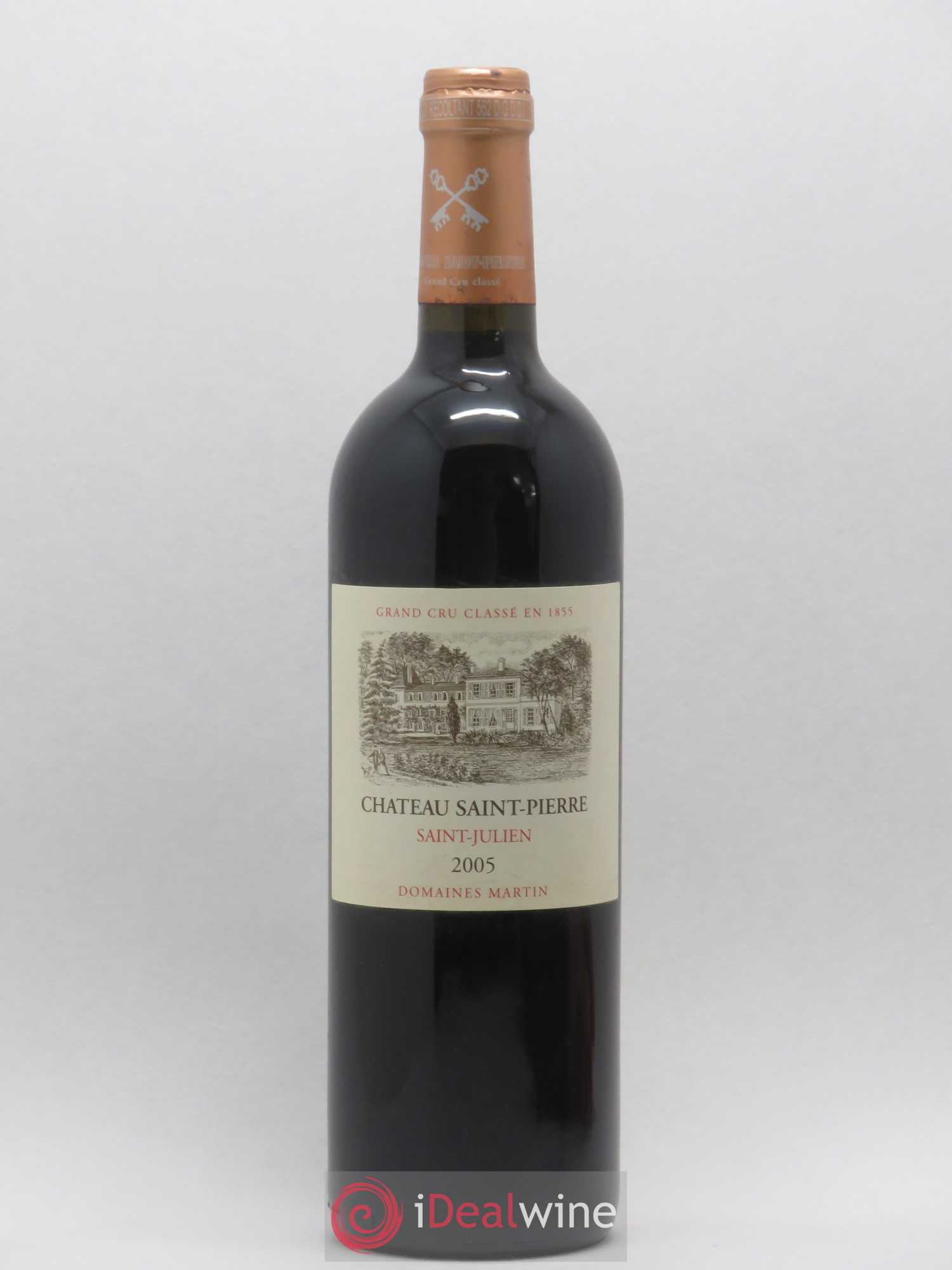 Château Saint-Pierre 4ème Grand Cru Classé 2005 - Lot de 1 bouteille - 0