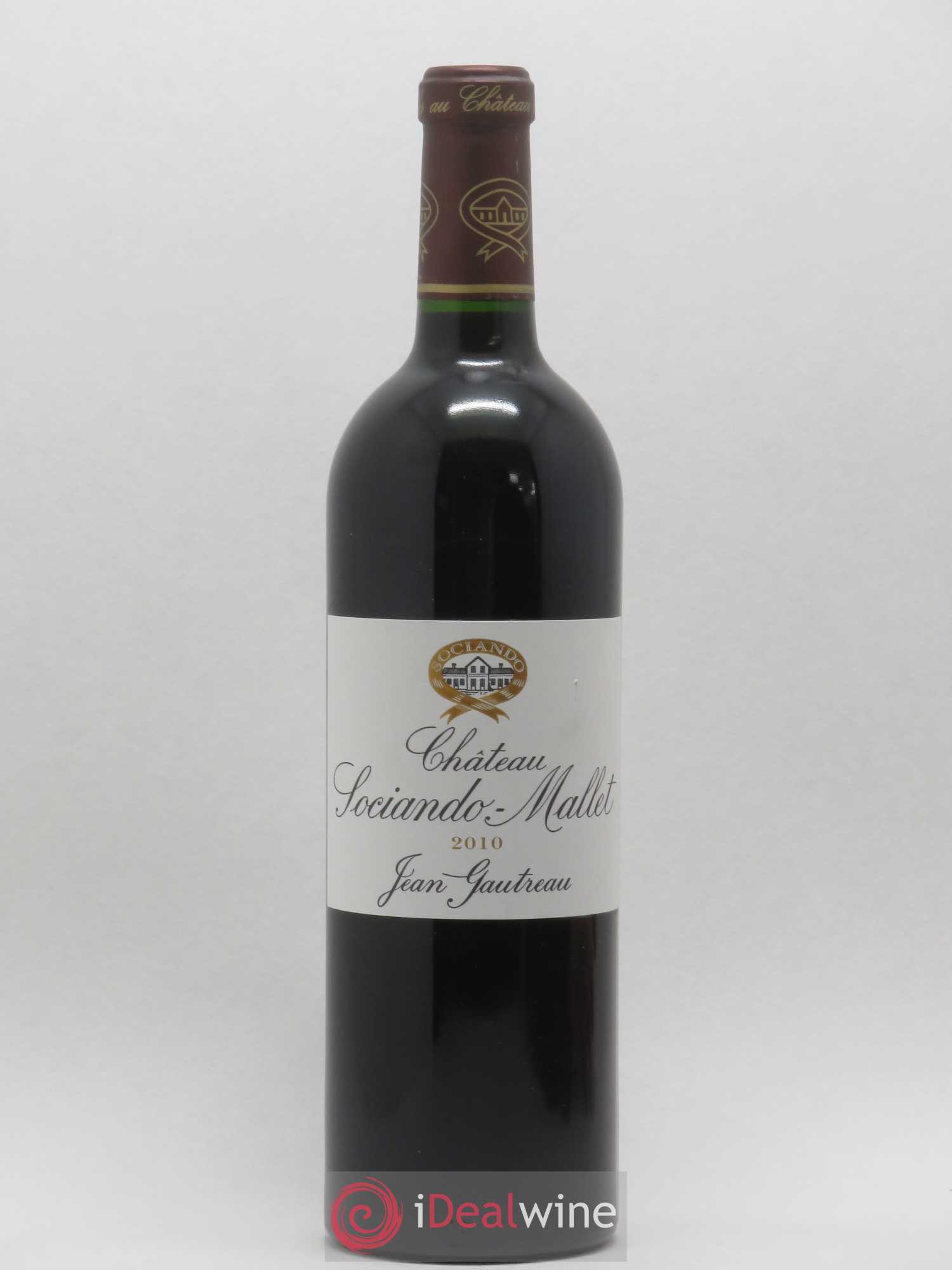Château Sociando Mallet 2010 - Lot de 1 bouteille - 0