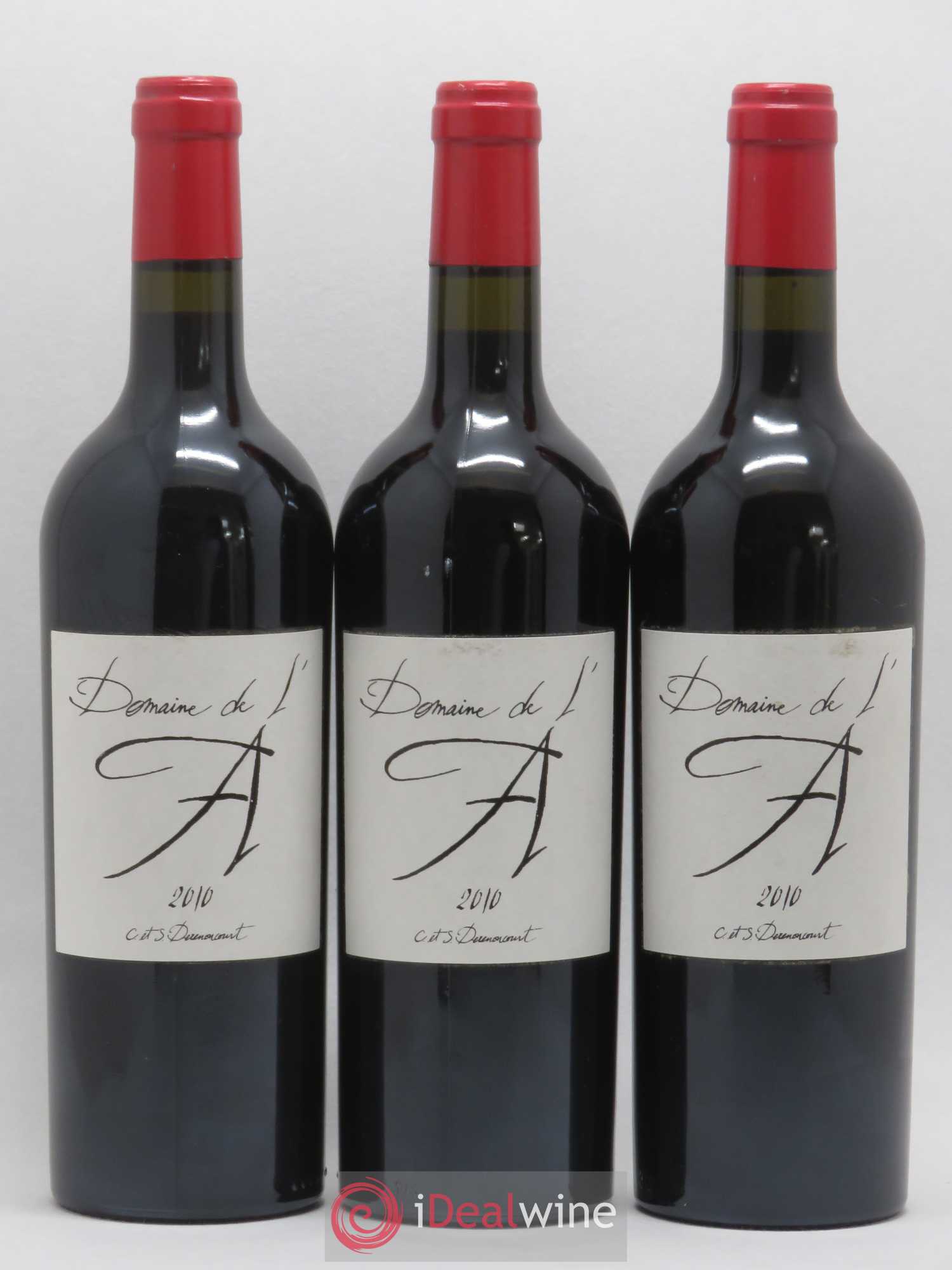 Domaine de l'A 2010 - Lot de 3 bouteilles - 0