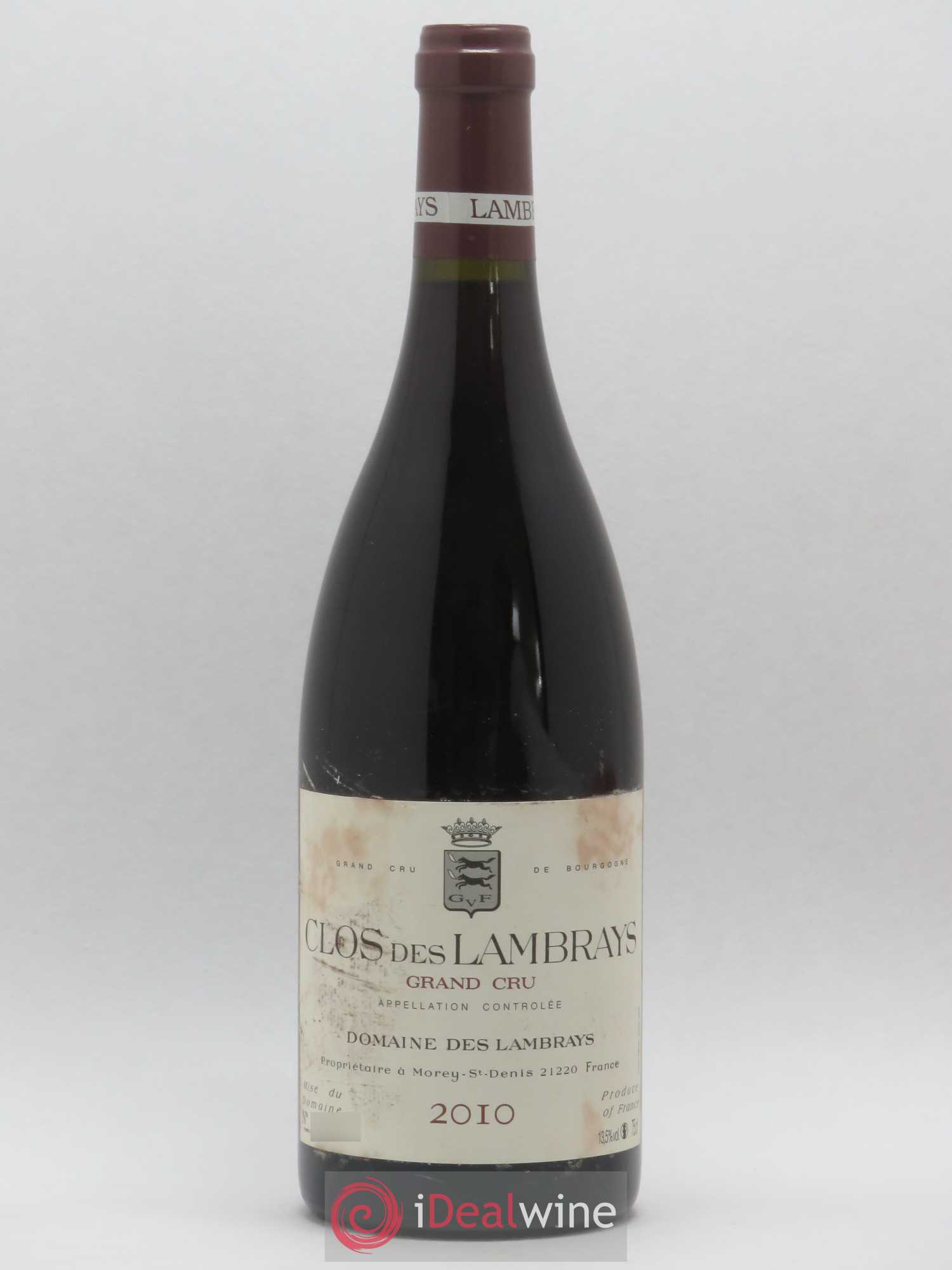 Clos des Lambrays Grand Cru Domaine des Lambrays 2010 - Lot de 1 bouteille - 0