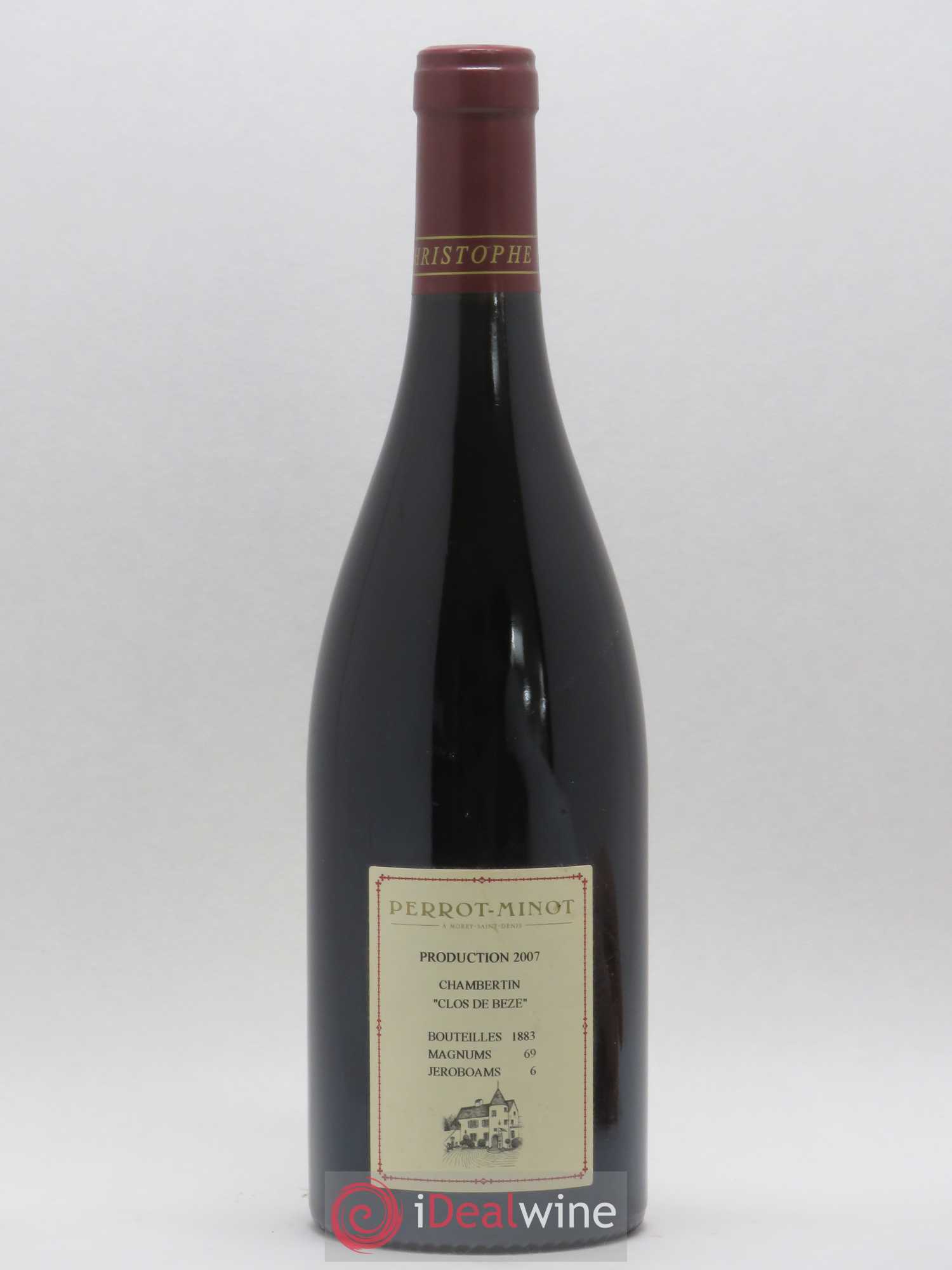 Chambertin Clos de Bèze Grand Cru Vieilles vignes Perrot-Minot 2007 - Lot de 1 bouteille - 1