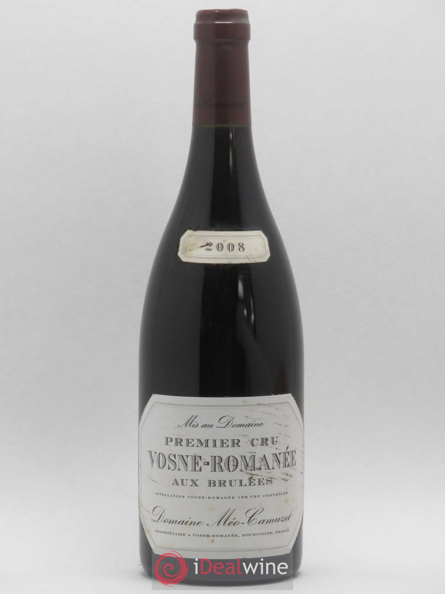 Vosne-Romanée 1er Cru Aux Brûlées Méo-Camuzet (Domaine) 2008 - Lot de 1 bouteille - 0