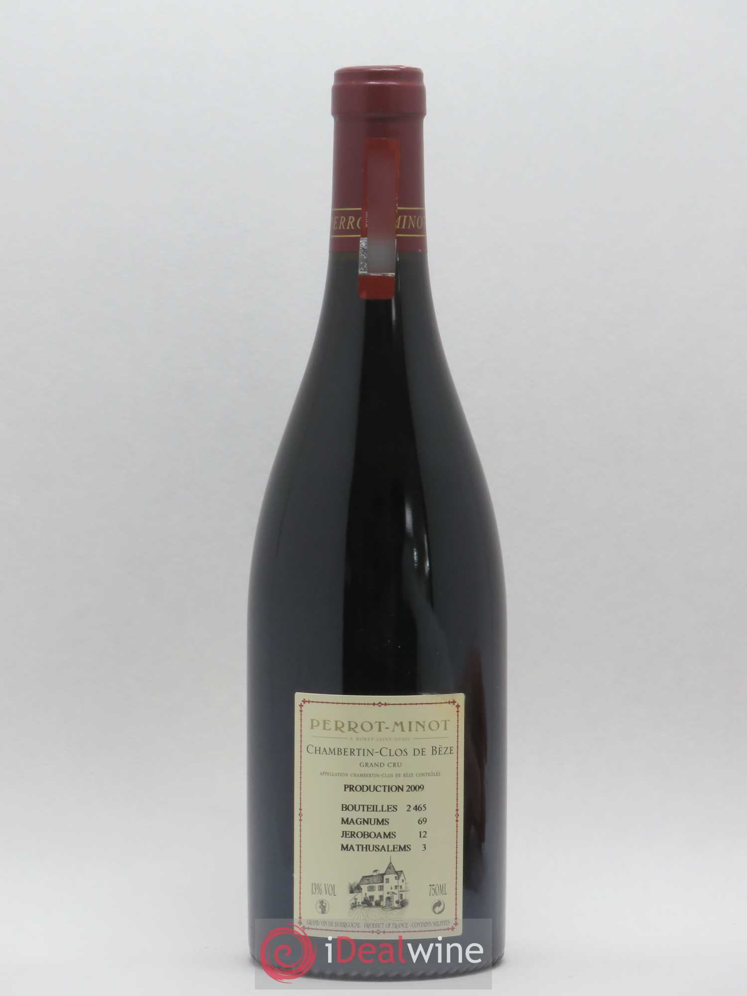 Chambertin Clos de Bèze Grand Cru Vieilles vignes Perrot-Minot 2009 - Lot de 1 bouteille - 1