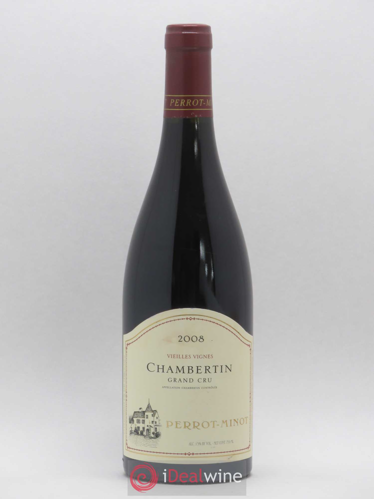 Chambertin Grand Cru Vieilles vignes Perrot-Minot 2008 - Lot de 1 bouteille - 0