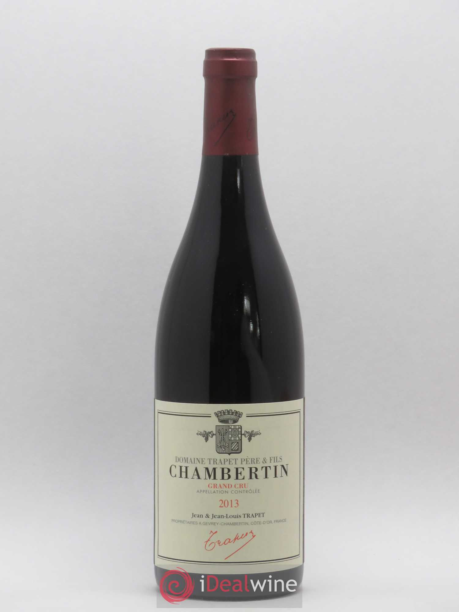 Chambertin Grand Cru Domaine Trapet 2013 - Lot de 1 bouteille - 0