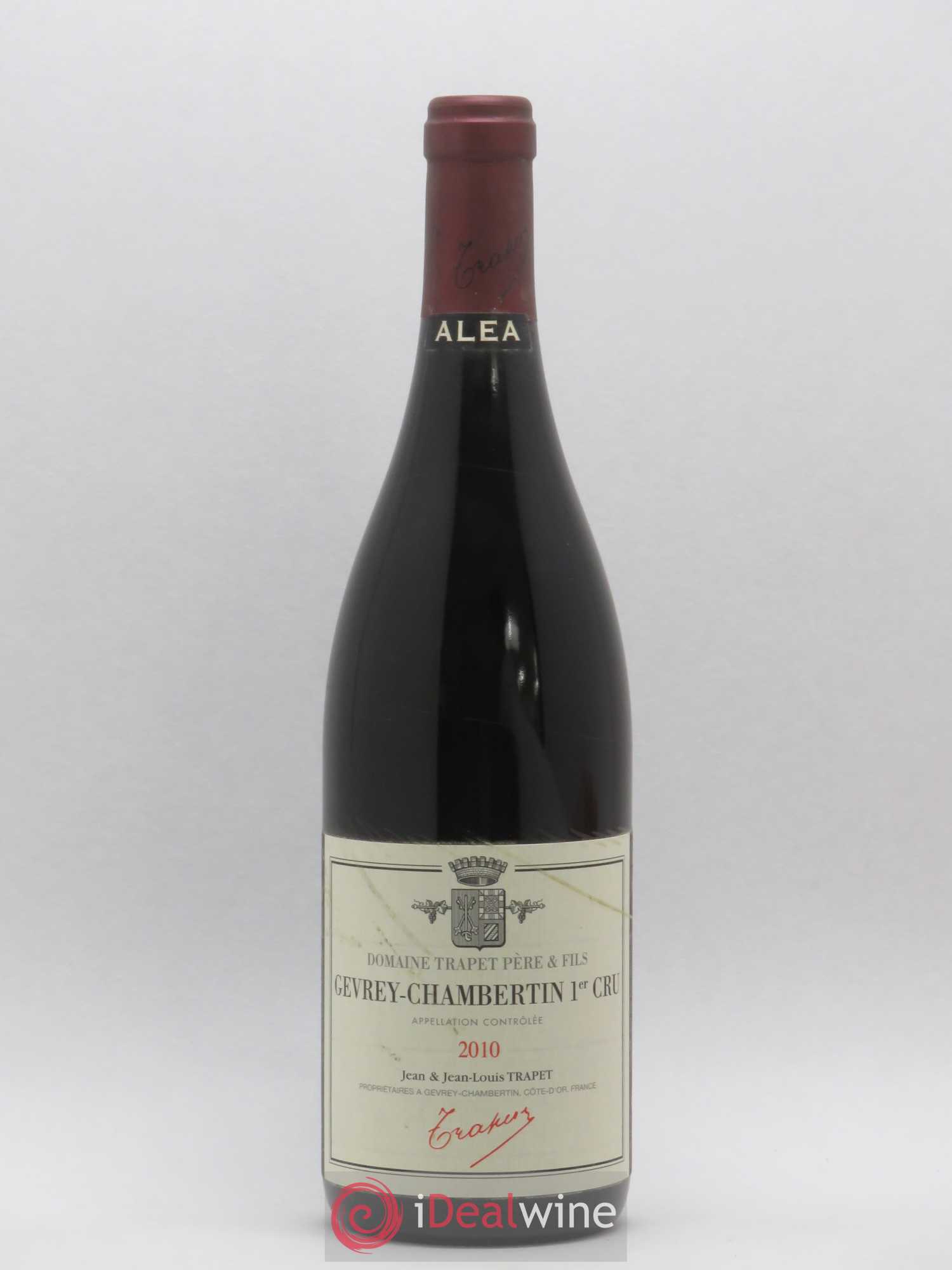 Gevrey-Chambertin 1er Cru Aléa Domaine Trapet 2010 - Lot de 1 bouteille - 0