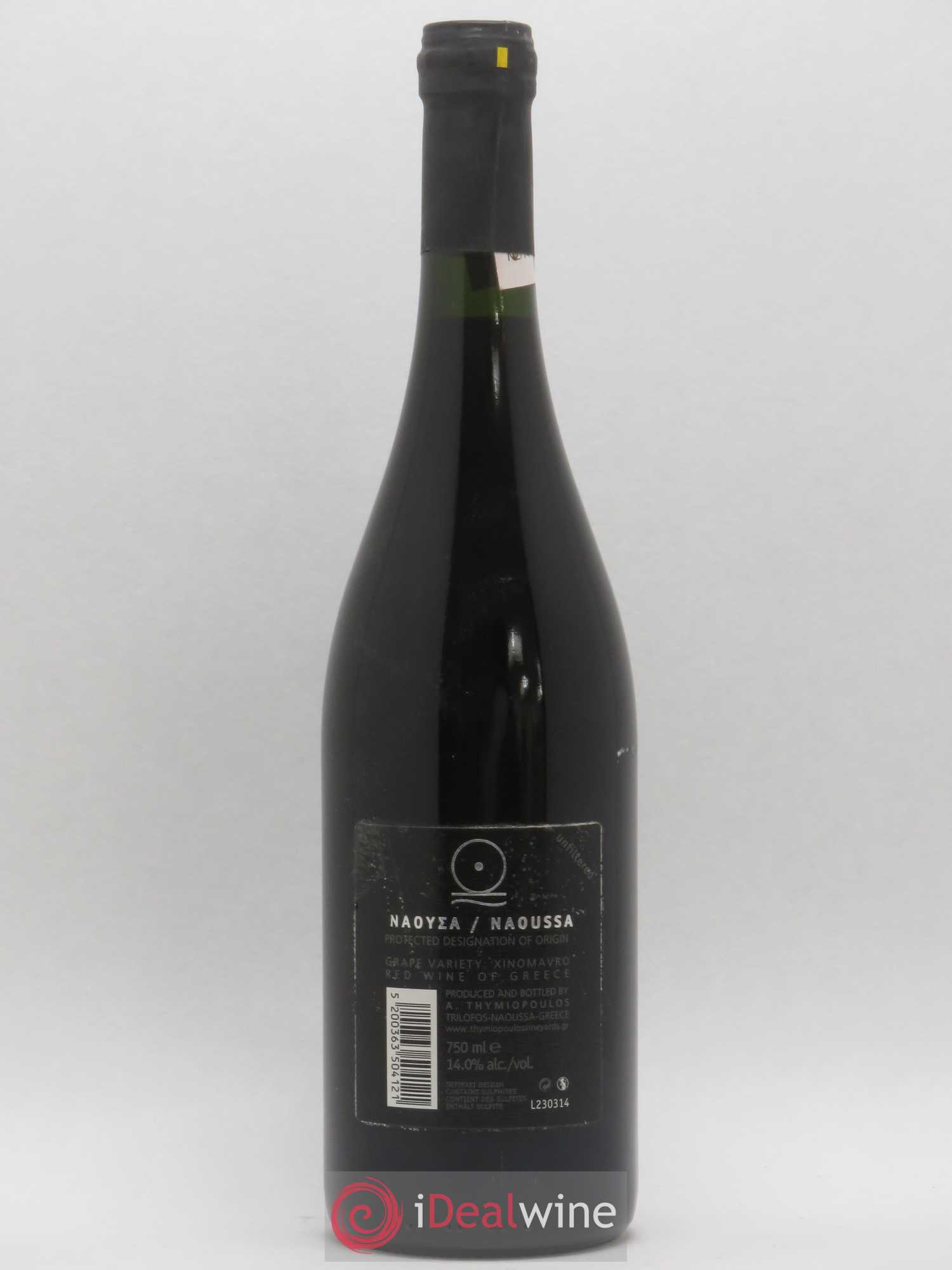Naoussa Thymiopoulos Terre et Ciel Xinomavro 2012 - Lot de 1 bouteille - 1
