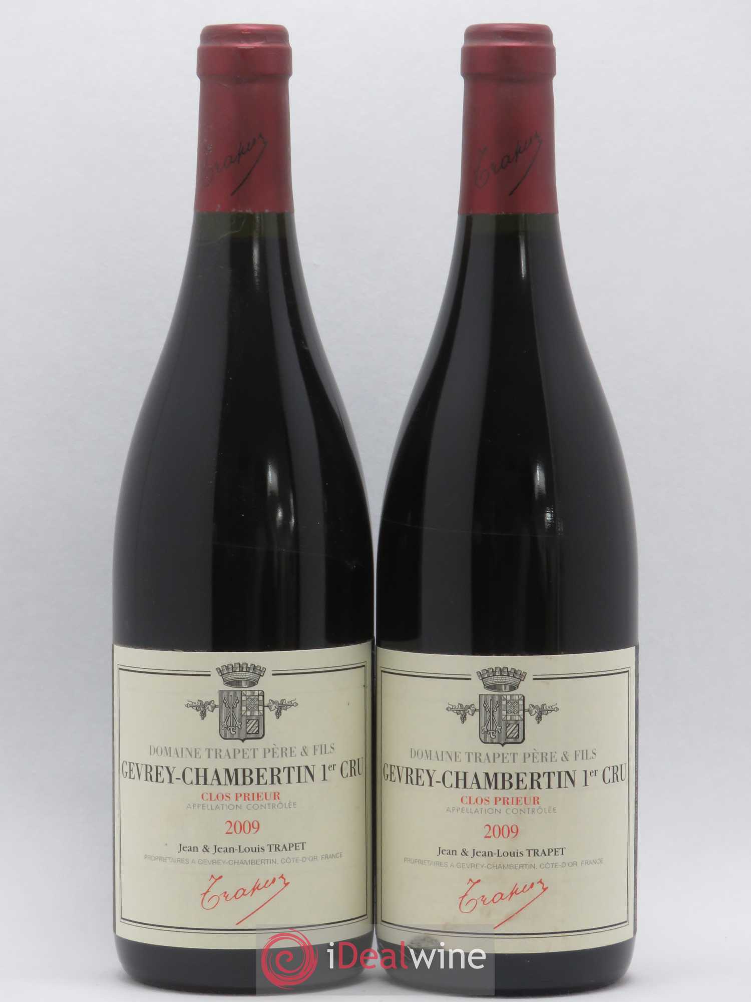 Gevrey-Chambertin 1er Cru Clos Prieur Domaine Trapet 2009 - Lot de 2 bouteilles - 0