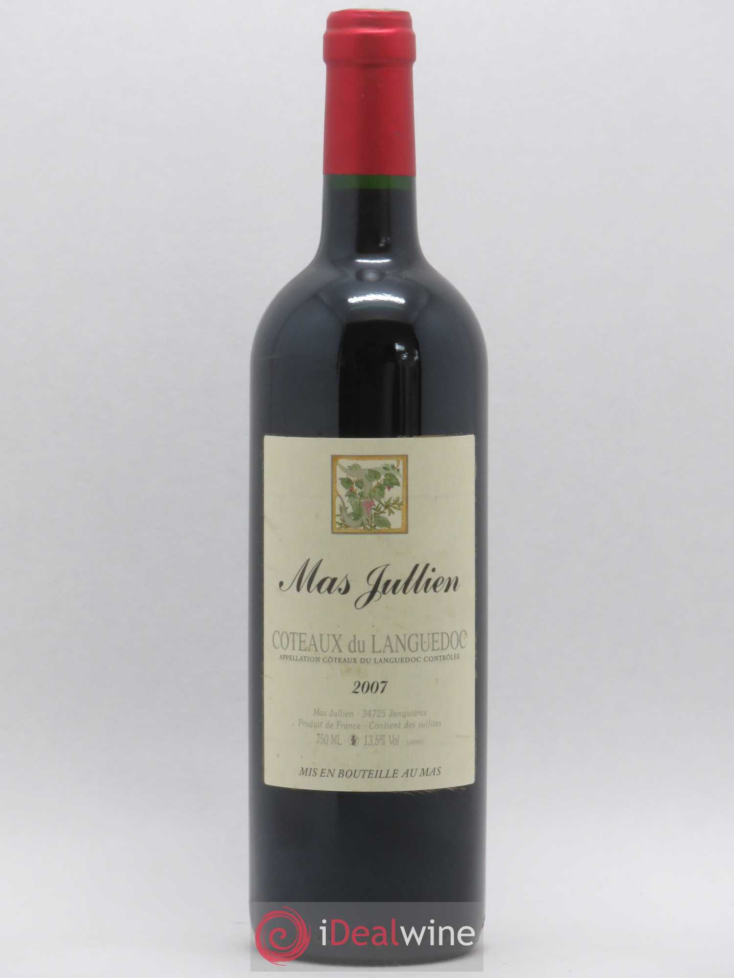 Terrasses du Larzac Mas Jullien Olivier Jullien 2007 - Lot de 1 bouteille - 0