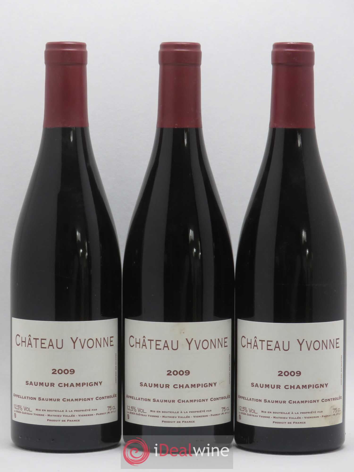 Saumur-Champigny Château Yvonne 2009 - Lot de 3 bouteilles - 0