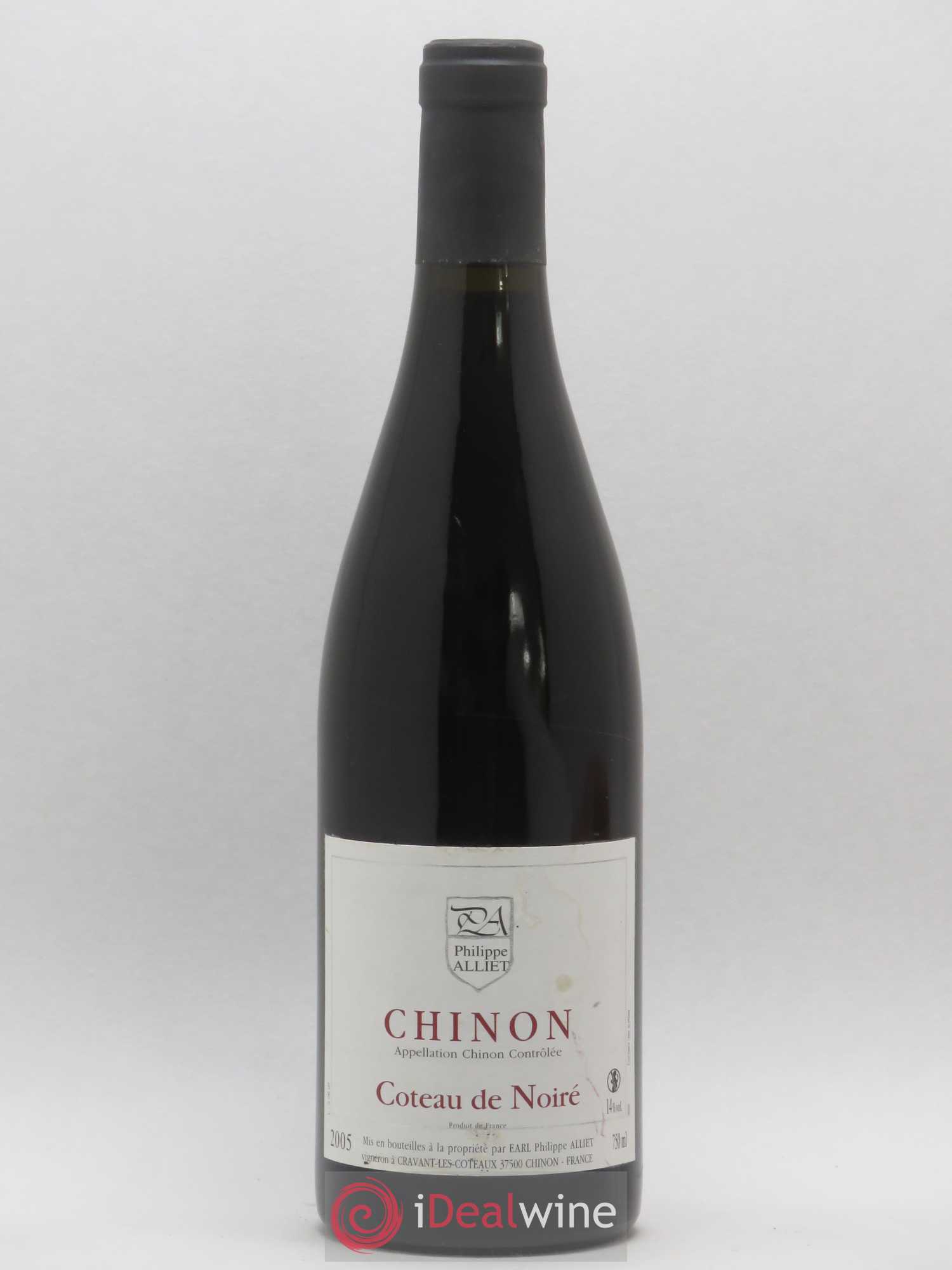 Chinon Coteau de Noiré Philippe Alliet 2005 - Lot de 1 bouteille - 0