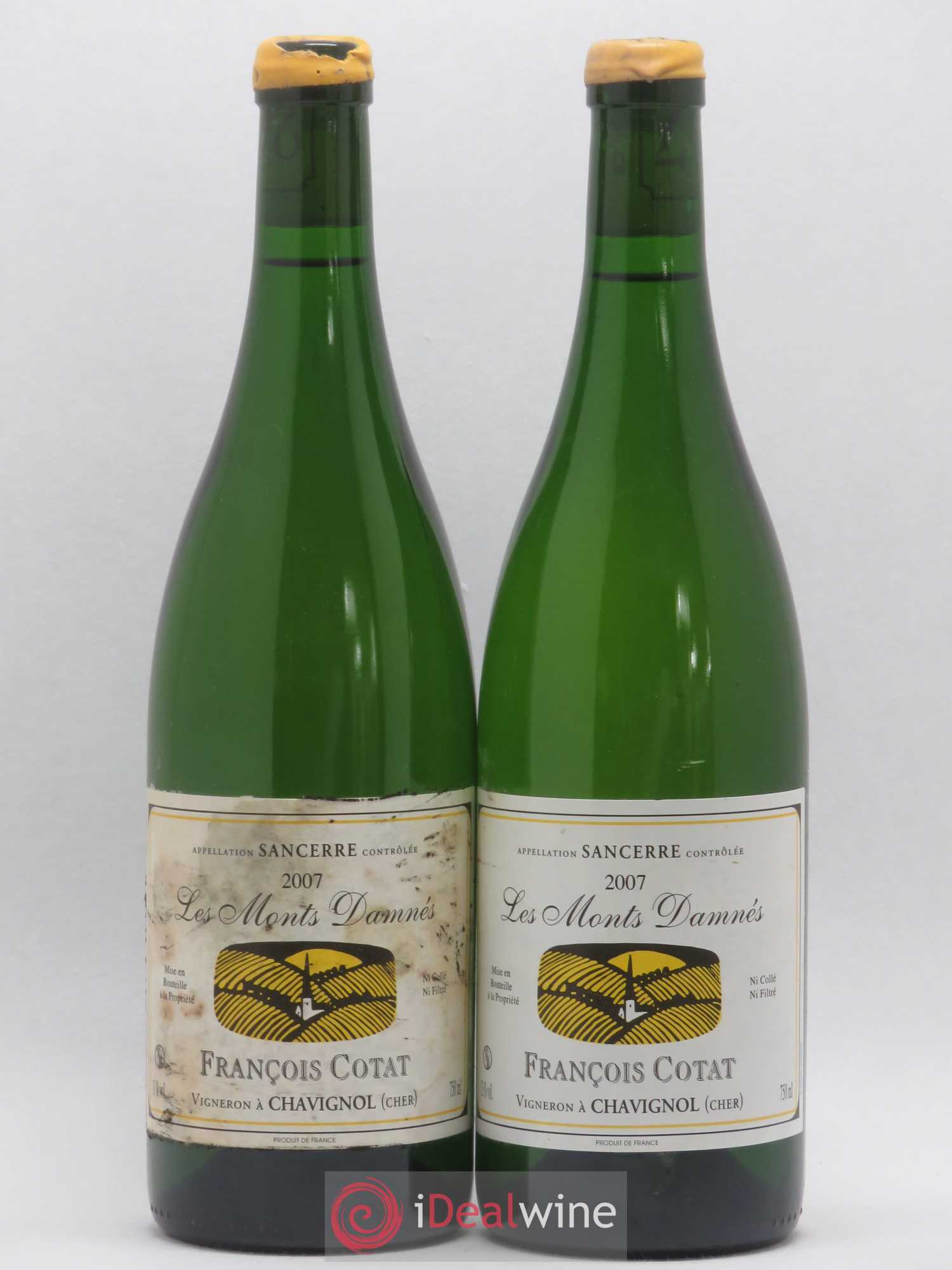 Sancerre Les Monts Damnés François Cotat 2007 - Lot de 2 bouteilles - 0