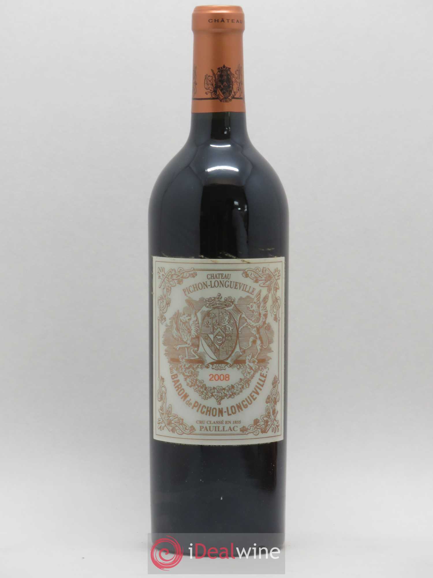 Pichon Longueville Baron 2ème Grand Cru Classé 2008 - Lot de 1 bouteille - 0