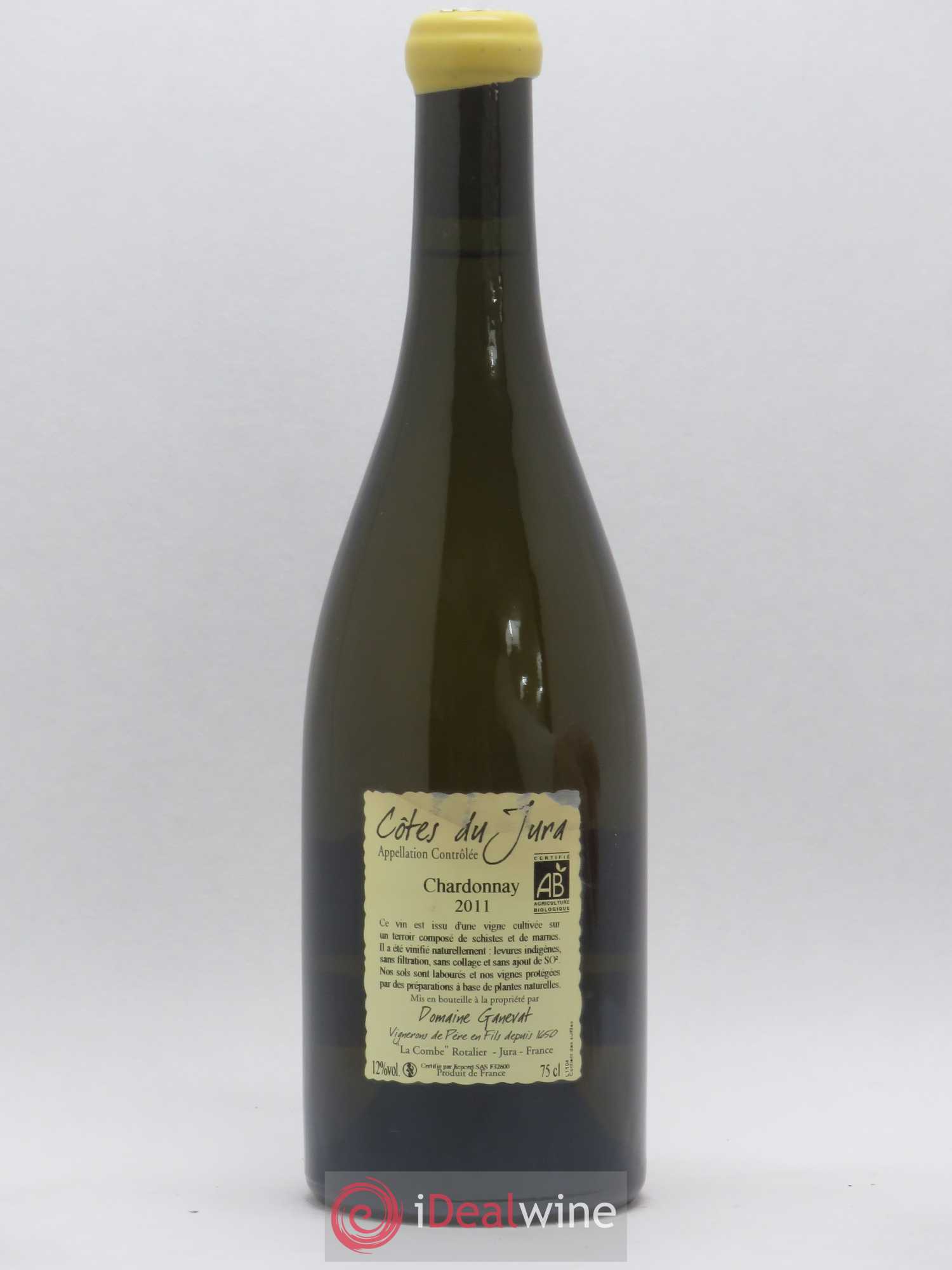Côtes du Jura Grusse en Billat Jean-François Ganevat (Domaine) 2011 - Lot de 1 bouteille - 1
