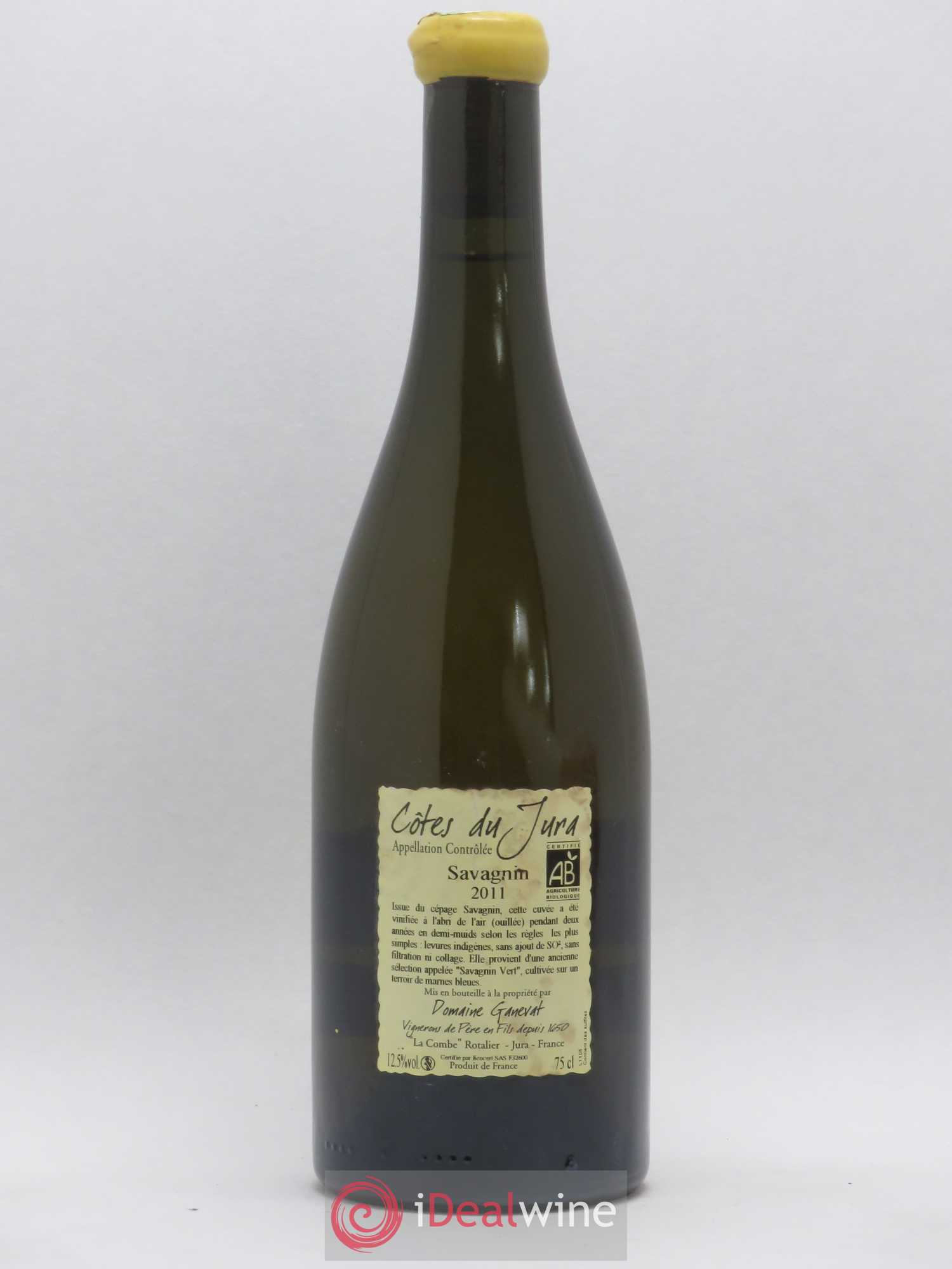 Côtes du Jura Les Chalasses Marnes Bleues Jean-François Ganevat (Domaine) 2011 - Lot de 1 bouteille - 1