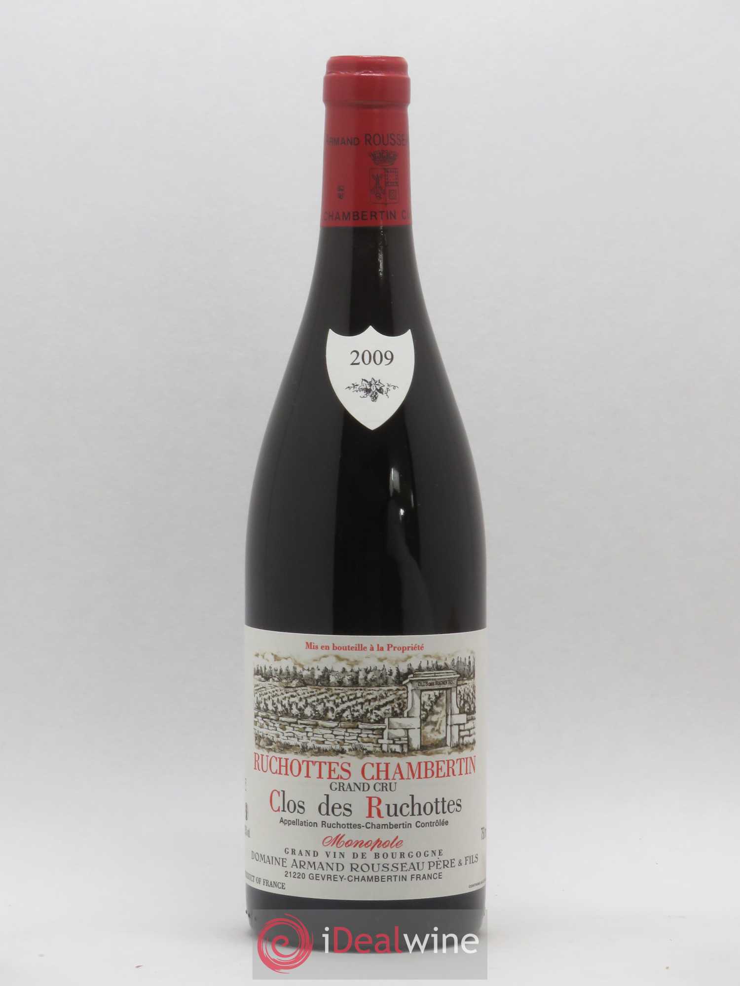 Ruchottes-Chambertin Grand Cru Clos des Ruchottes Armand Rousseau (Domaine) 2009 - Lot de 1 bouteille - 0