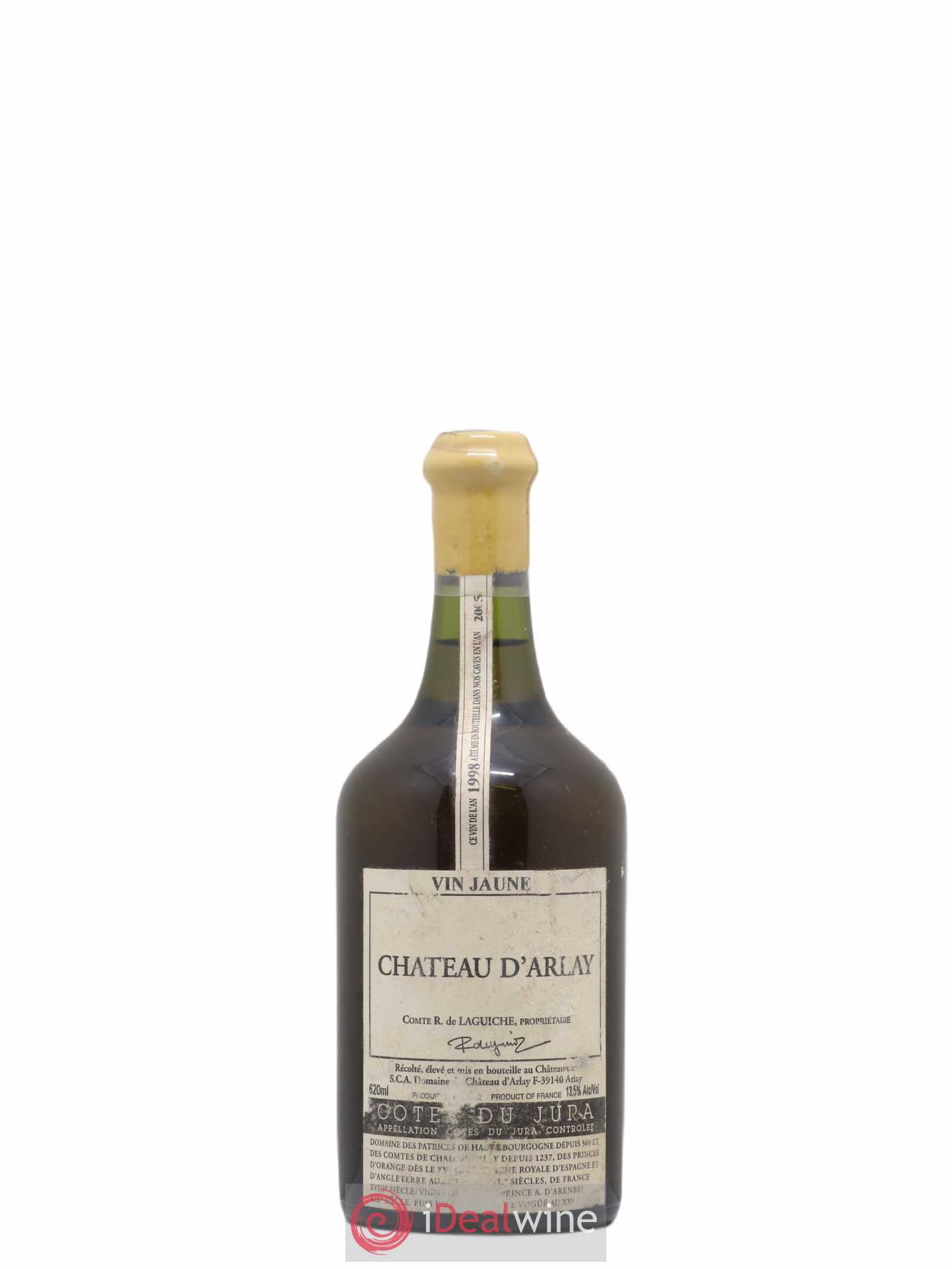 Côtes du Jura Vin jaune Château d'Arlay 1998 - Lot de 1 bouteille - 0