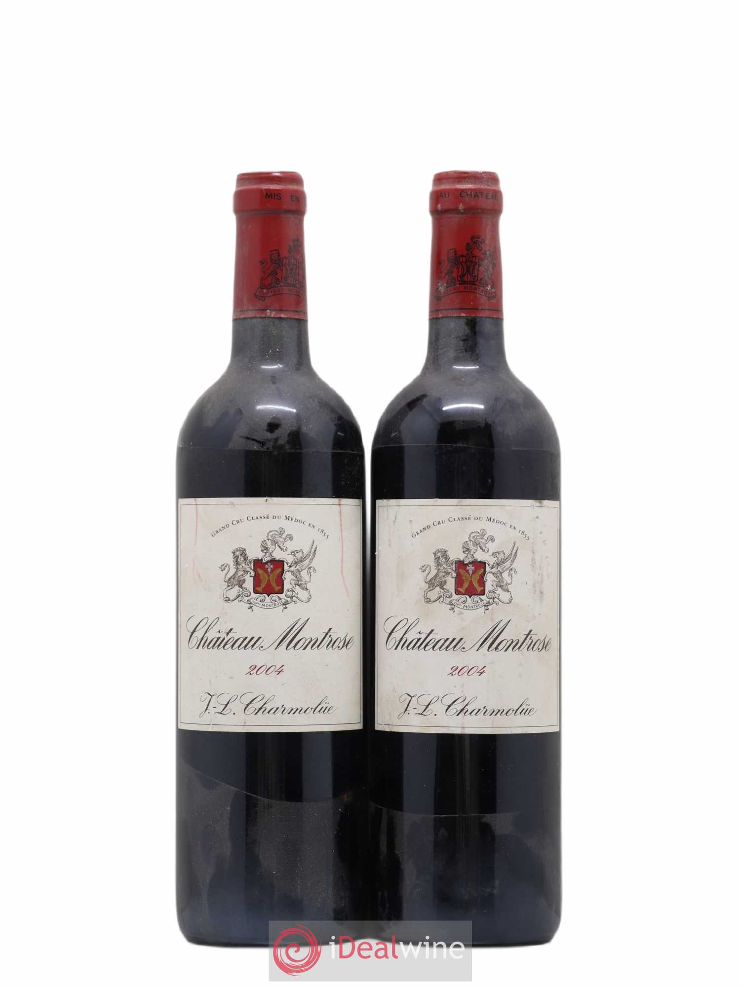 Château Montrose 2ème Grand Cru Classé 2004 - Lot de 2 bouteilles - 0