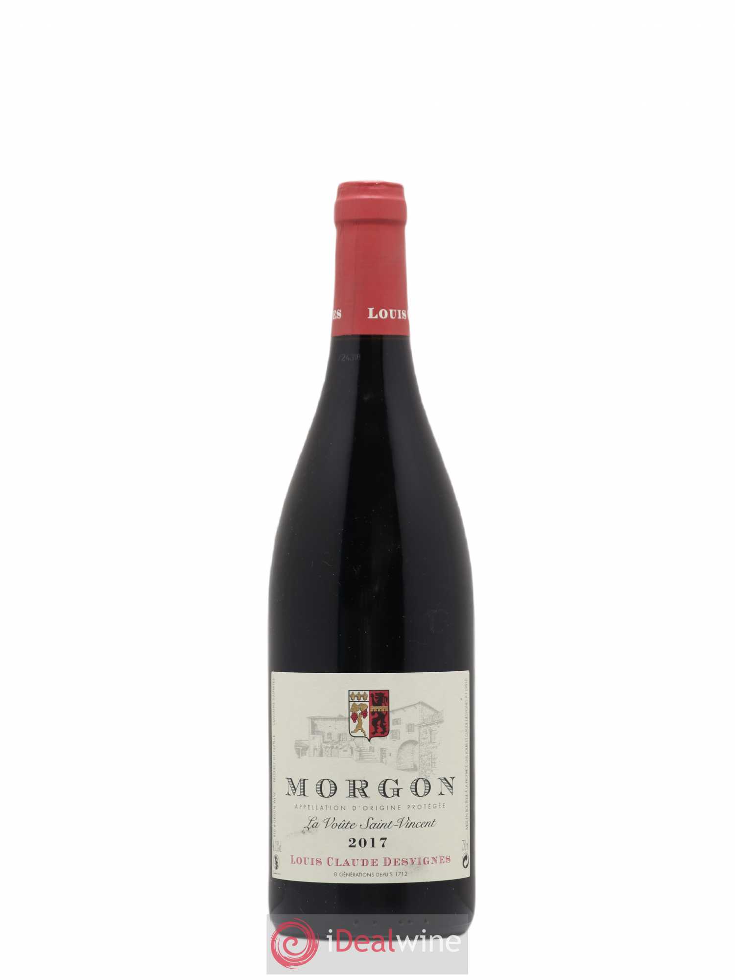 Morgon La Voûte Saint Vincent Louis-Claude Desvignes 2017 - Lot de 1 bouteille - 0