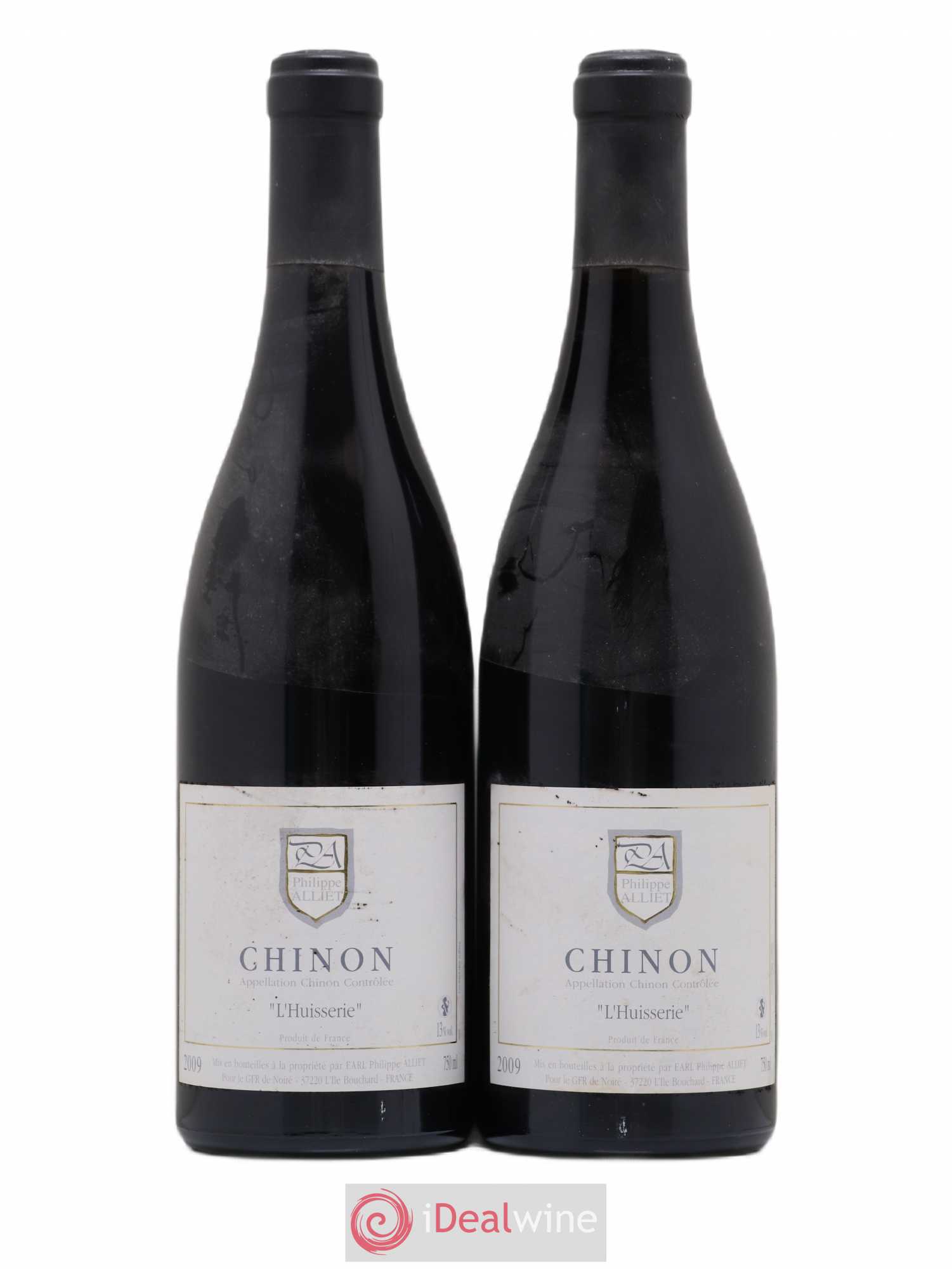 Chinon L'Huisserie Philippe Alliet 2009 - Lot de 2 bouteilles - 0