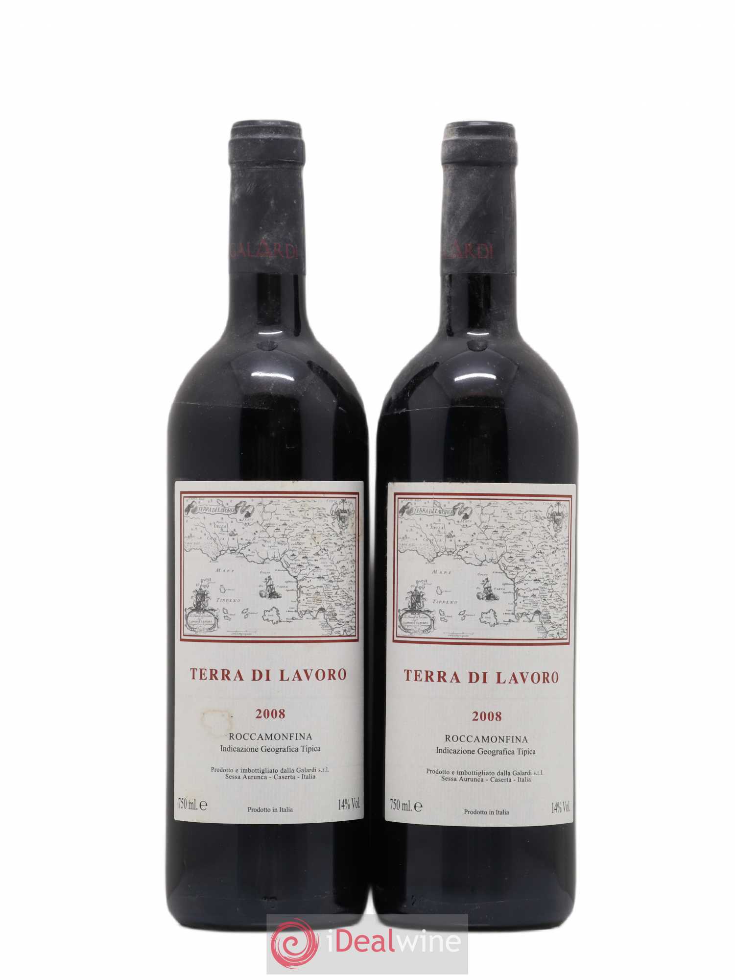 Roccamonfina IGT Terra di Lavoro Galardi 2008 - Lot de 2 bouteilles - 0