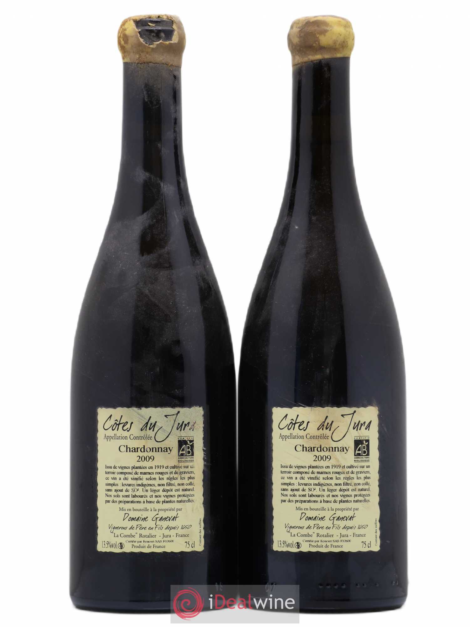 Côtes du Jura Les Grands Teppes Vieilles Vignes Jean-François Ganevat (Domaine) 2009 - Lot de 2 bouteilles - 1