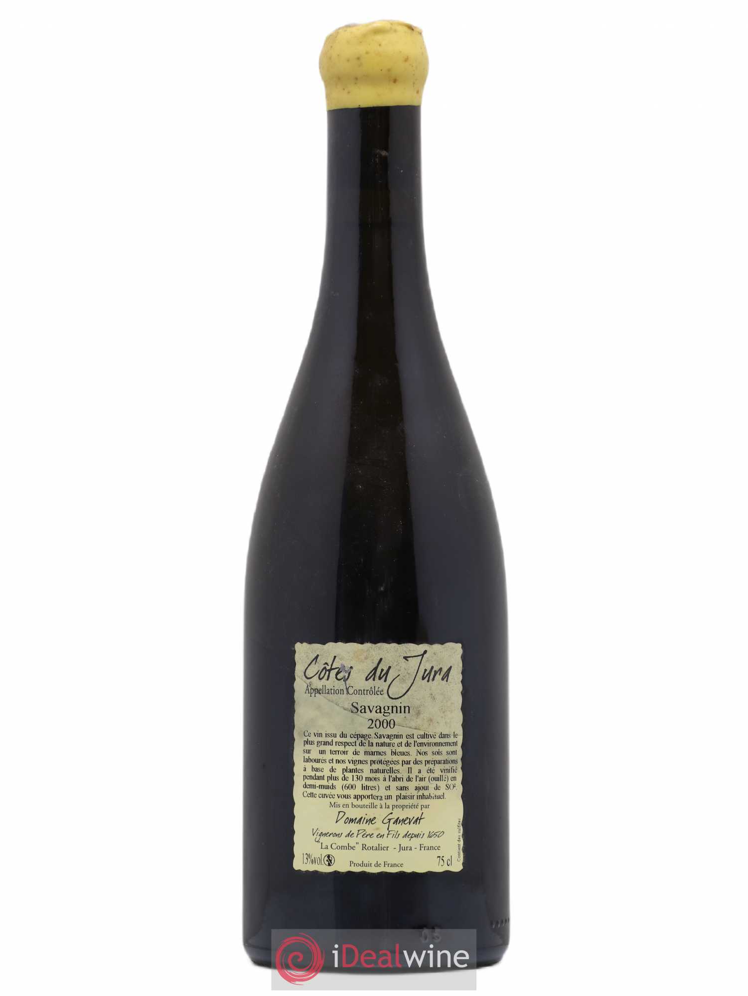 Côtes du Jura Les Vignes de mon Père Jean-François Ganevat (Domaine) 2000 - Lot de 1 bouteille - 1