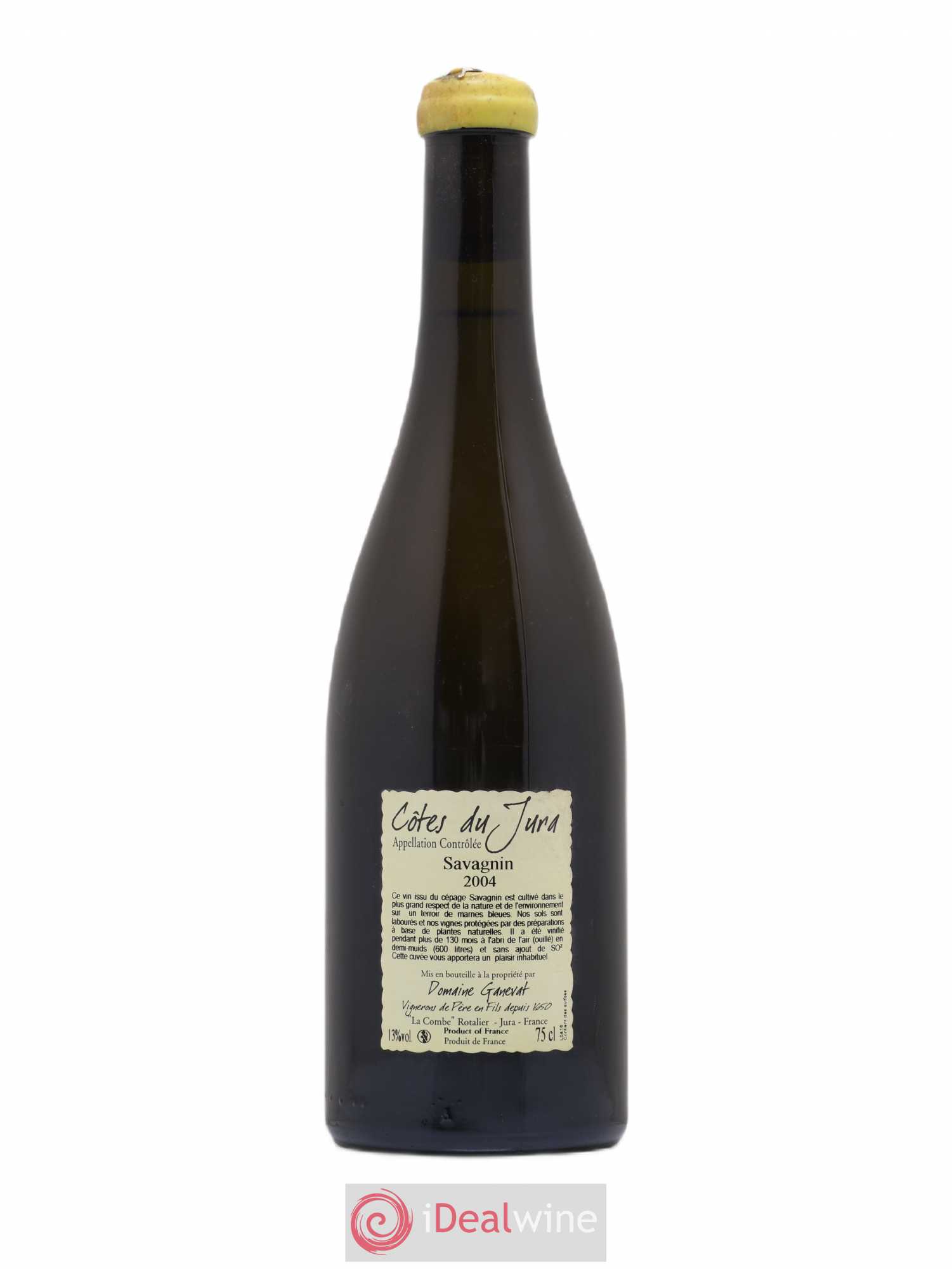 Côtes du Jura Les Vignes de mon Père Jean-François Ganevat (Domaine) 2004 - Lot de 1 bouteille - 1