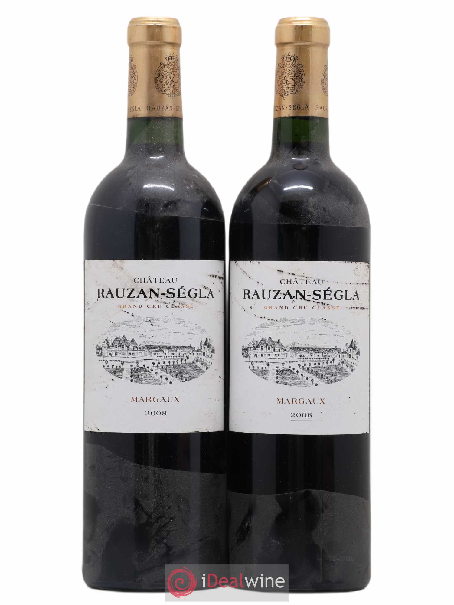 Château Rauzan Ségla Grand Cru Classé 2008 - Lot de 2 bouteilles - 0