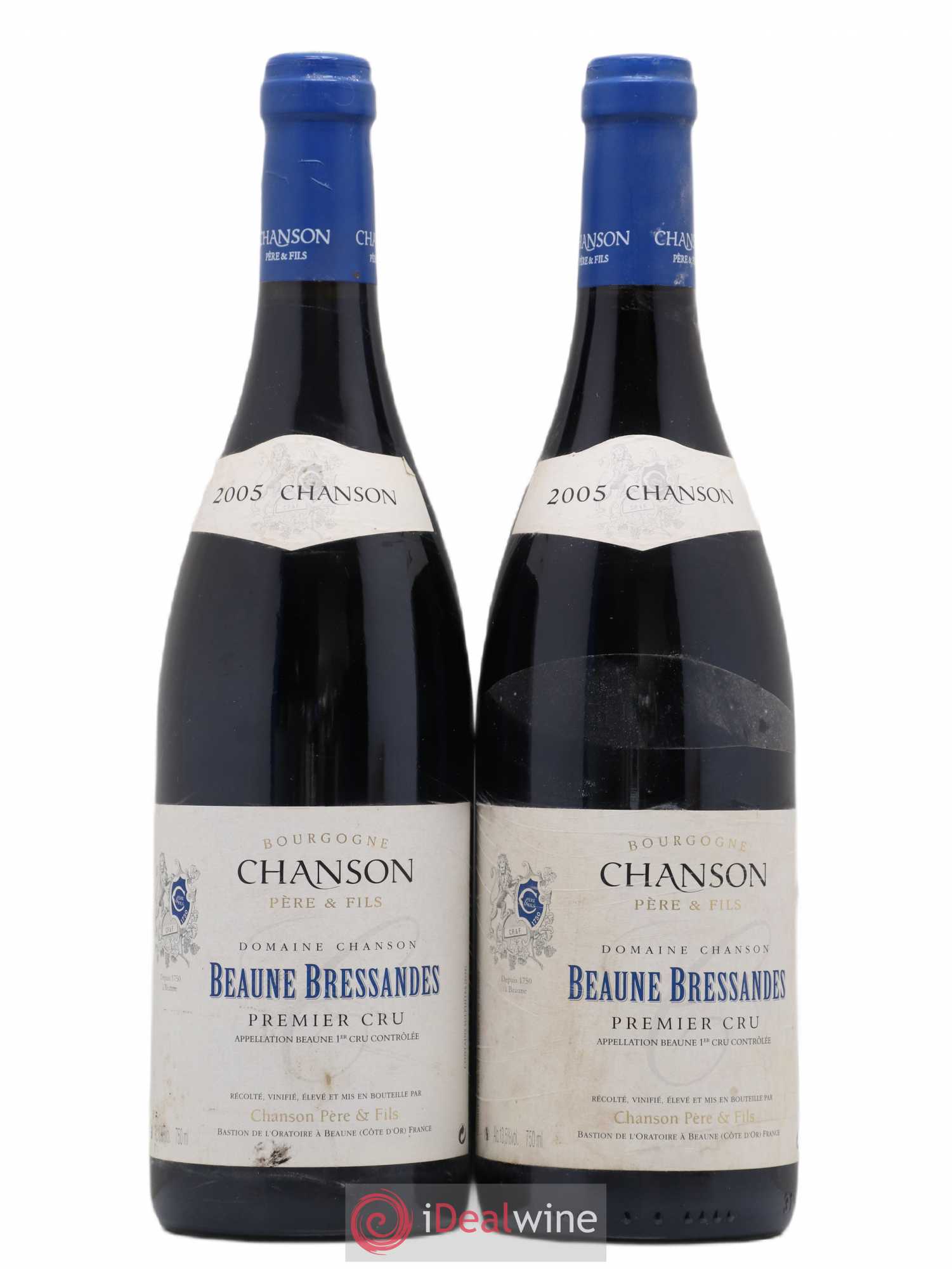 Beaune 1er Cru Bressandes Chanson (Domaine) 2005 - Lot de 2 bouteilles - 0