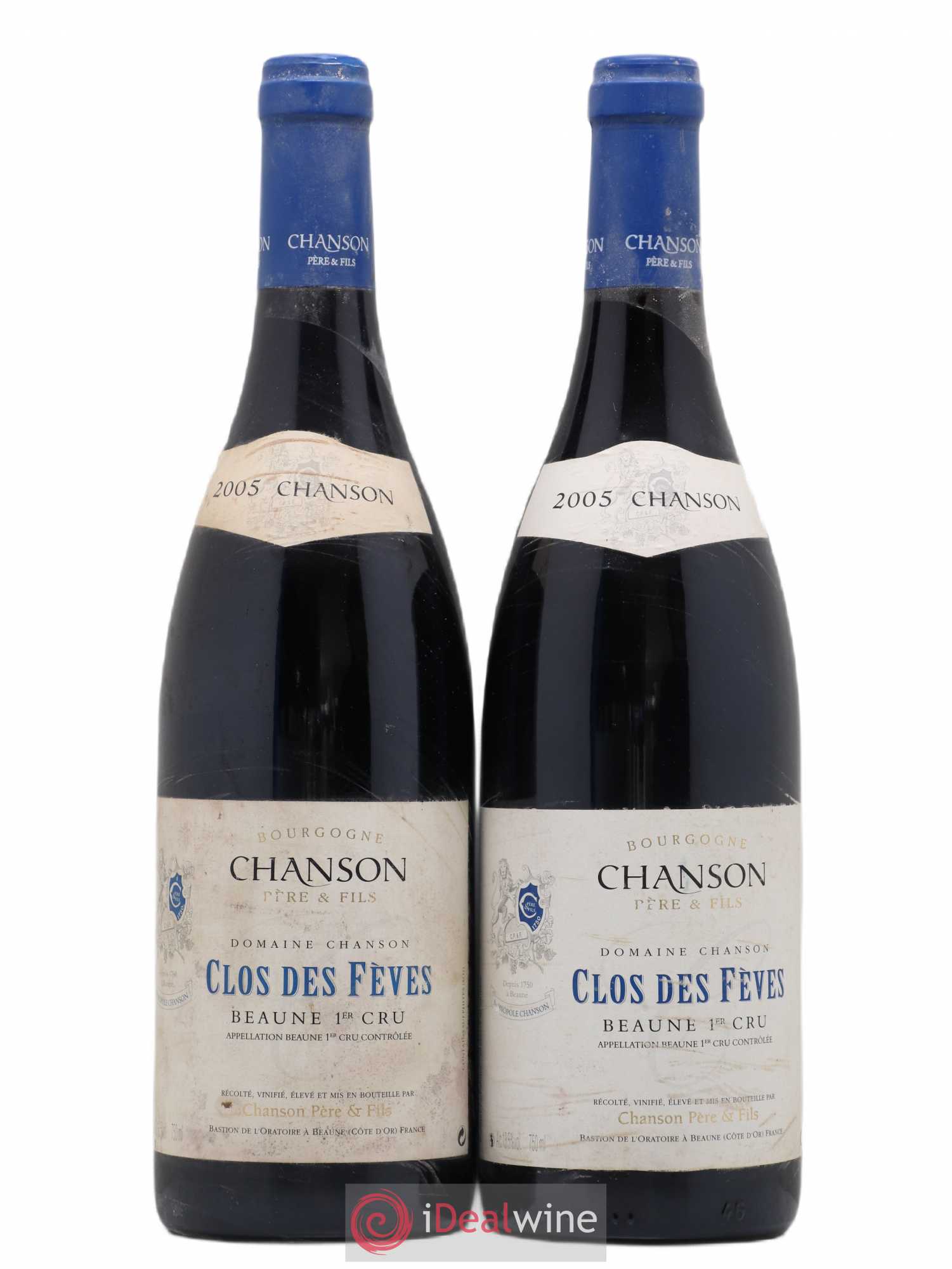Beaune 1er Cru Clos des Fèves Chanson 2005 - Lot de 2 bouteilles - 0